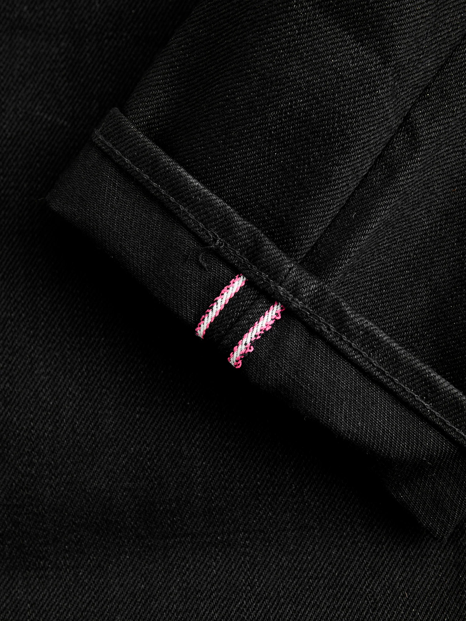 0306-B 15.7oz Black Selvedge Denim - Tight Tapered Fit - Image 12