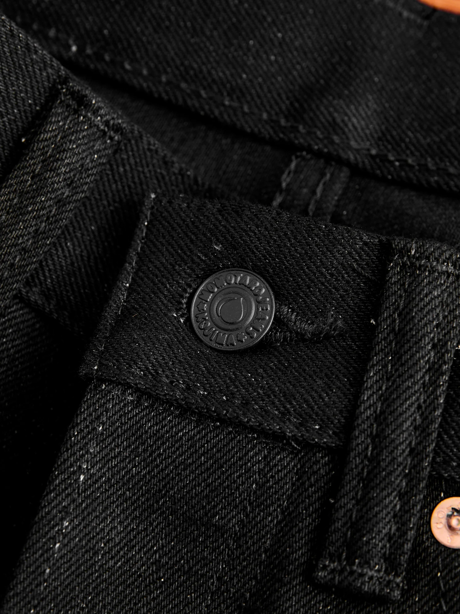 0306-B 15.7oz Black Selvedge Denim - Tight Tapered Fit - Image 7