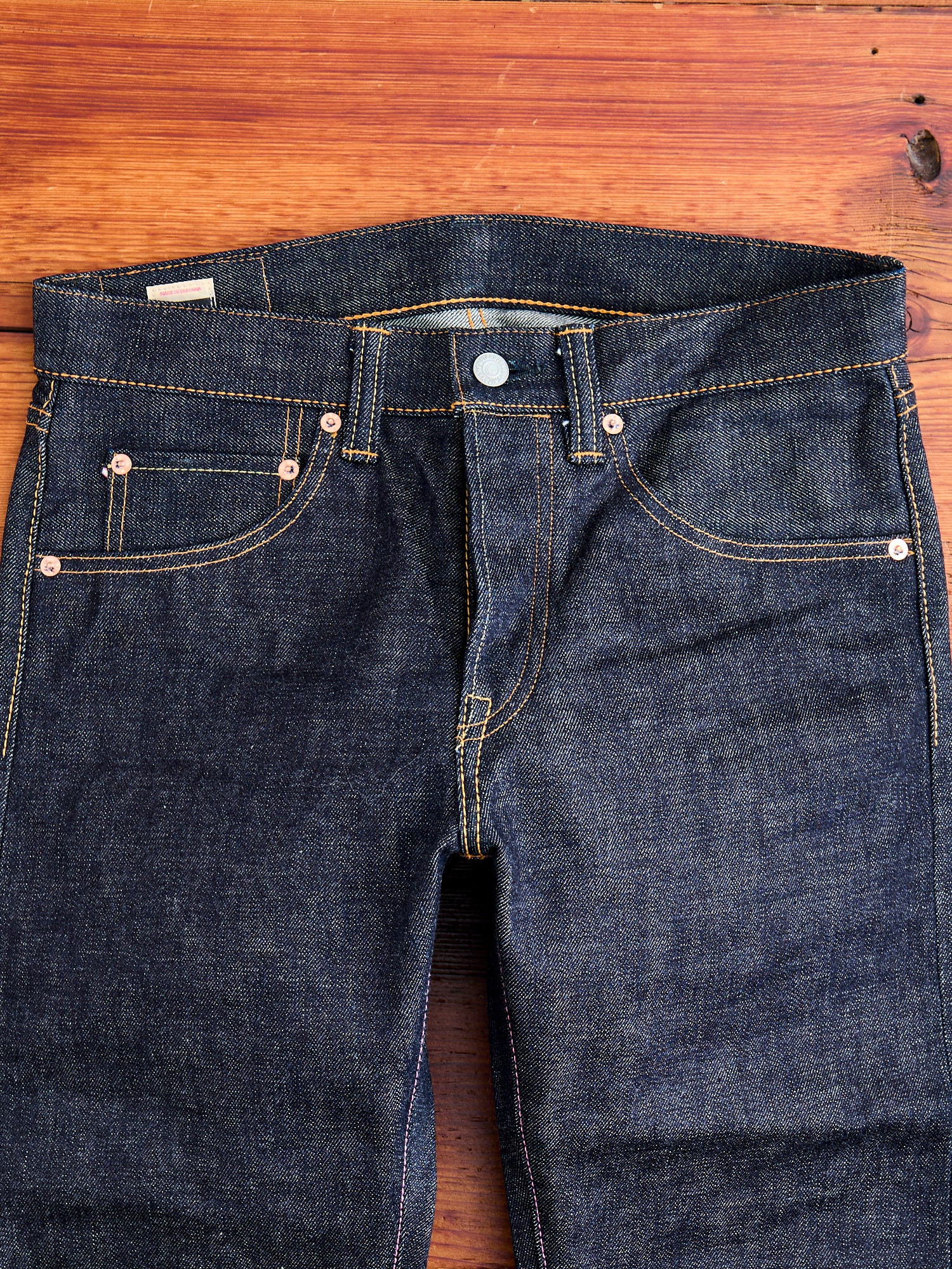 0306-V 15.7oz Selvedge Denim - Tight Tapered Fit - Image 5