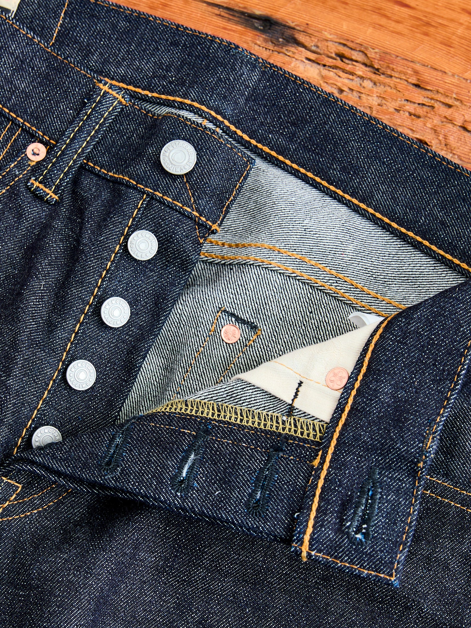 0306-V 15.7oz Selvedge Denim - Tight Tapered Fit - Image 8