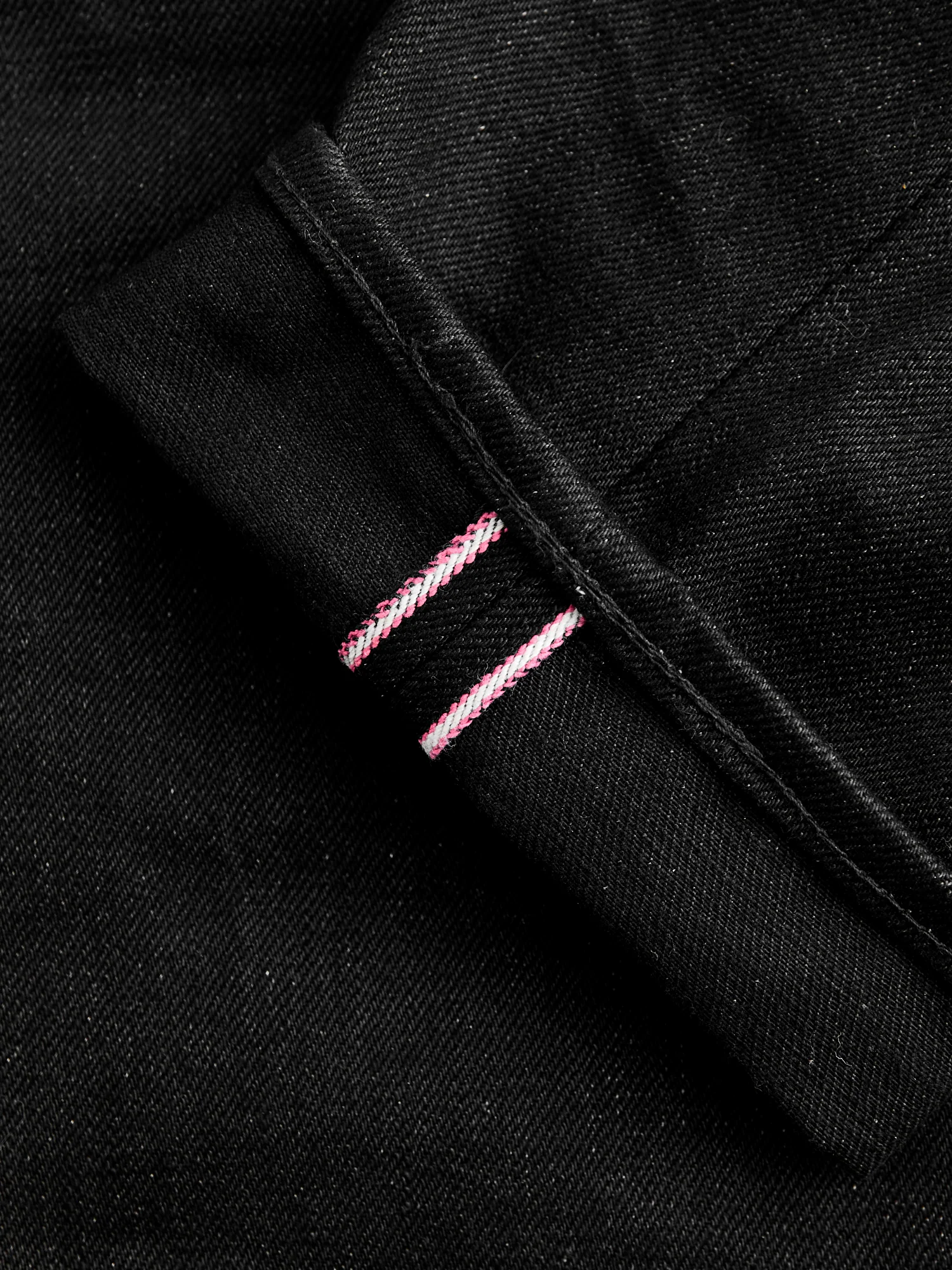 0405-B 15.7oz Black Selvedge Denim - High Tapered Fit - Image 11