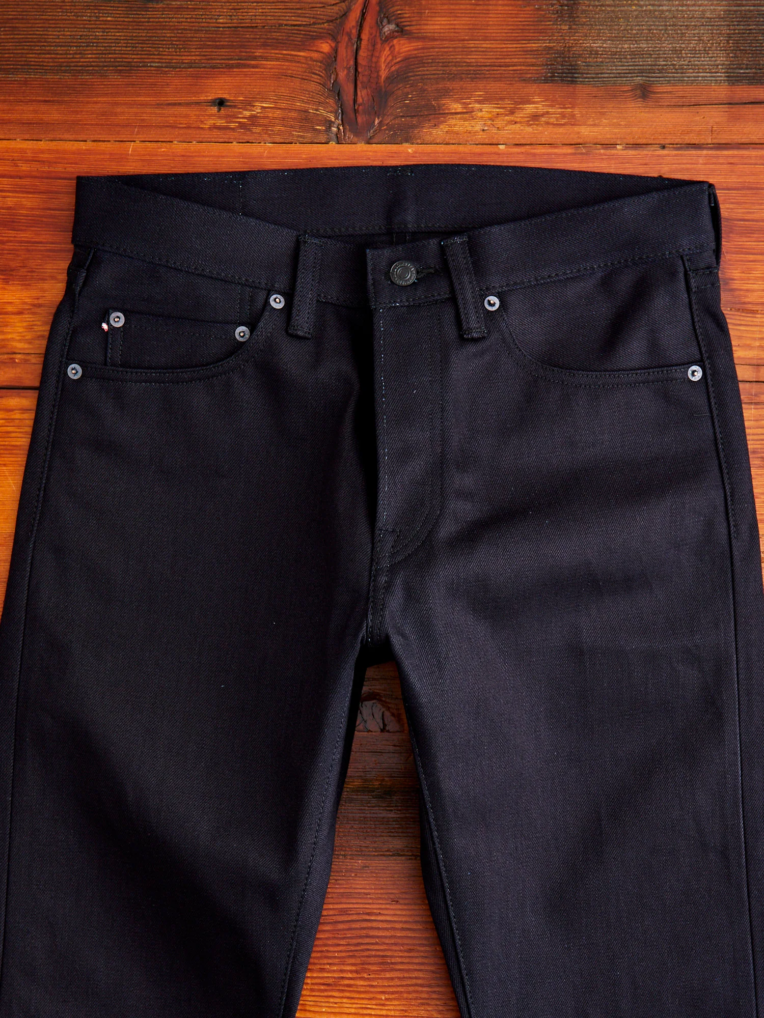 "Nightshade" 15.7oz Selvedge Denim - High Tapered - Image 5