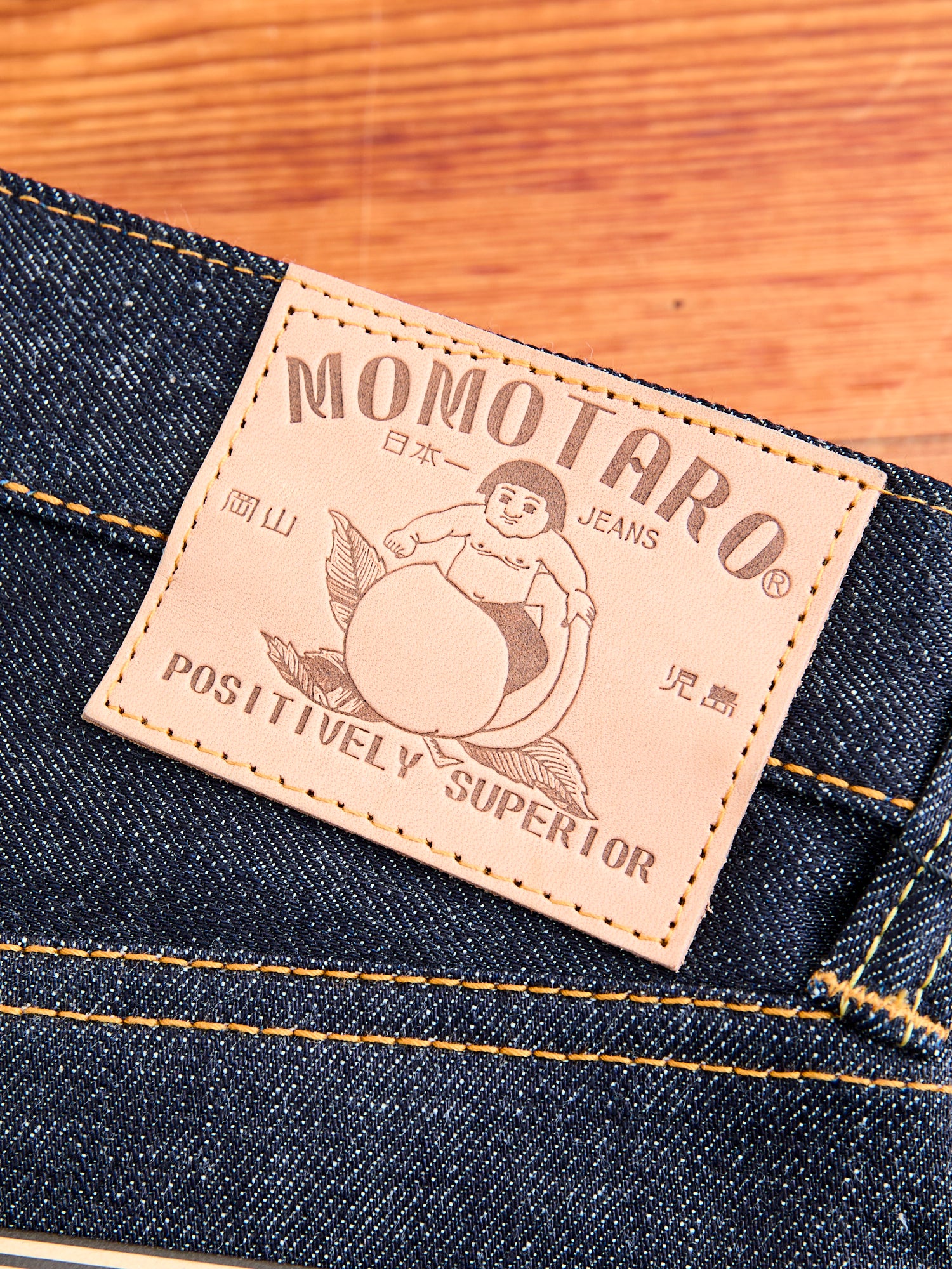 0605-V 15.7oz Selvedge Denim - Natural Tapered Fit - Image 3