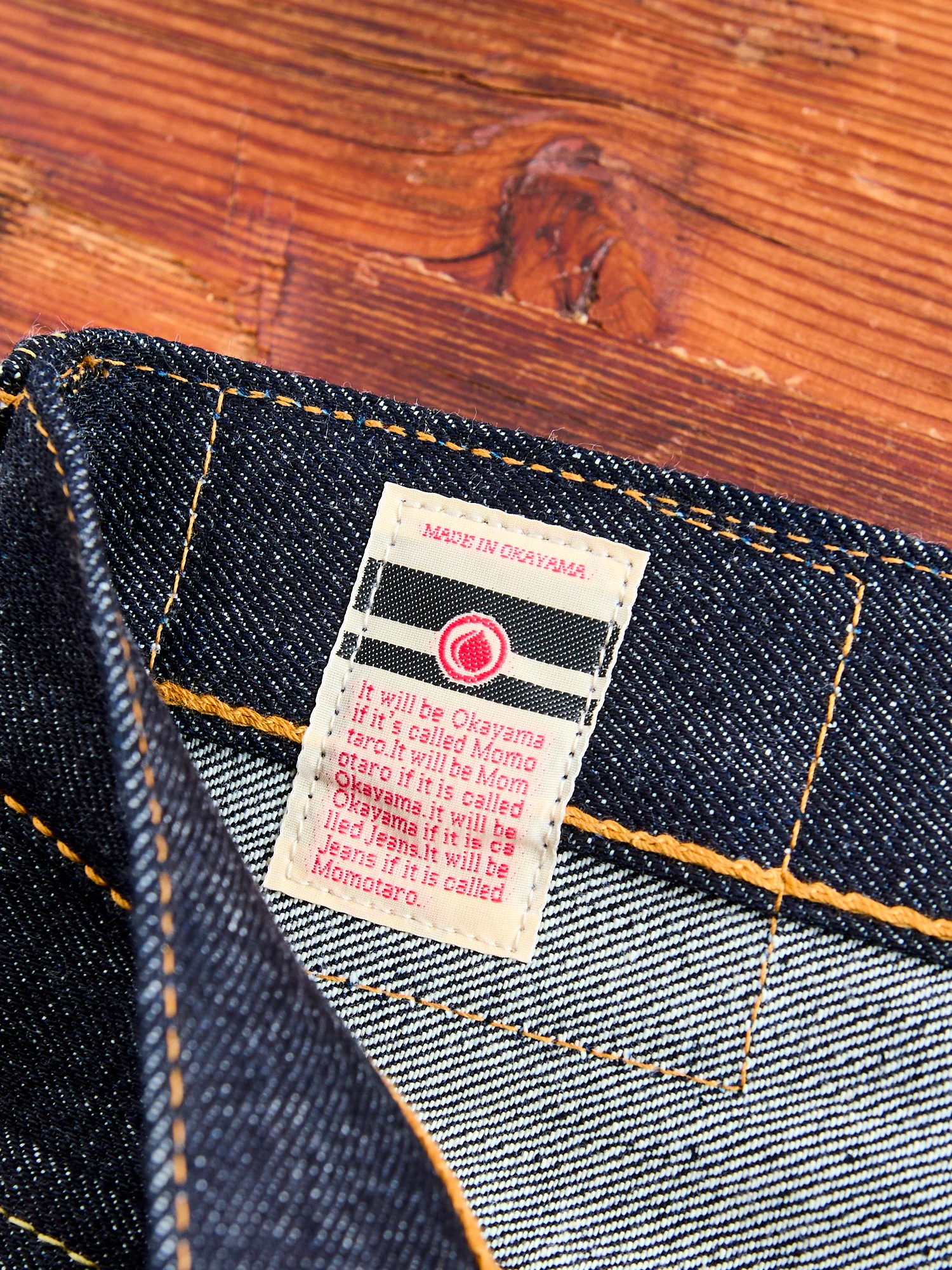 0605-V 15.7oz Selvedge Denim - Natural Tapered Fit - Image 9