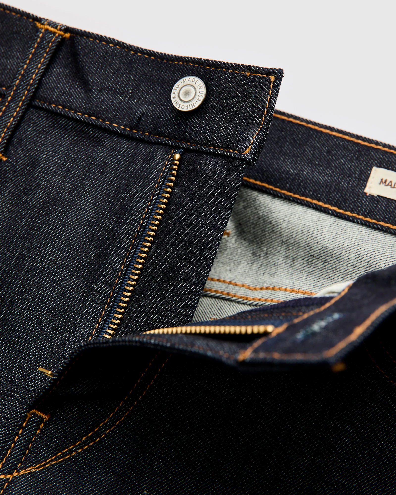 10.5oz Indigo Stretch Selvedge Denim - Pen Slim - Image 7