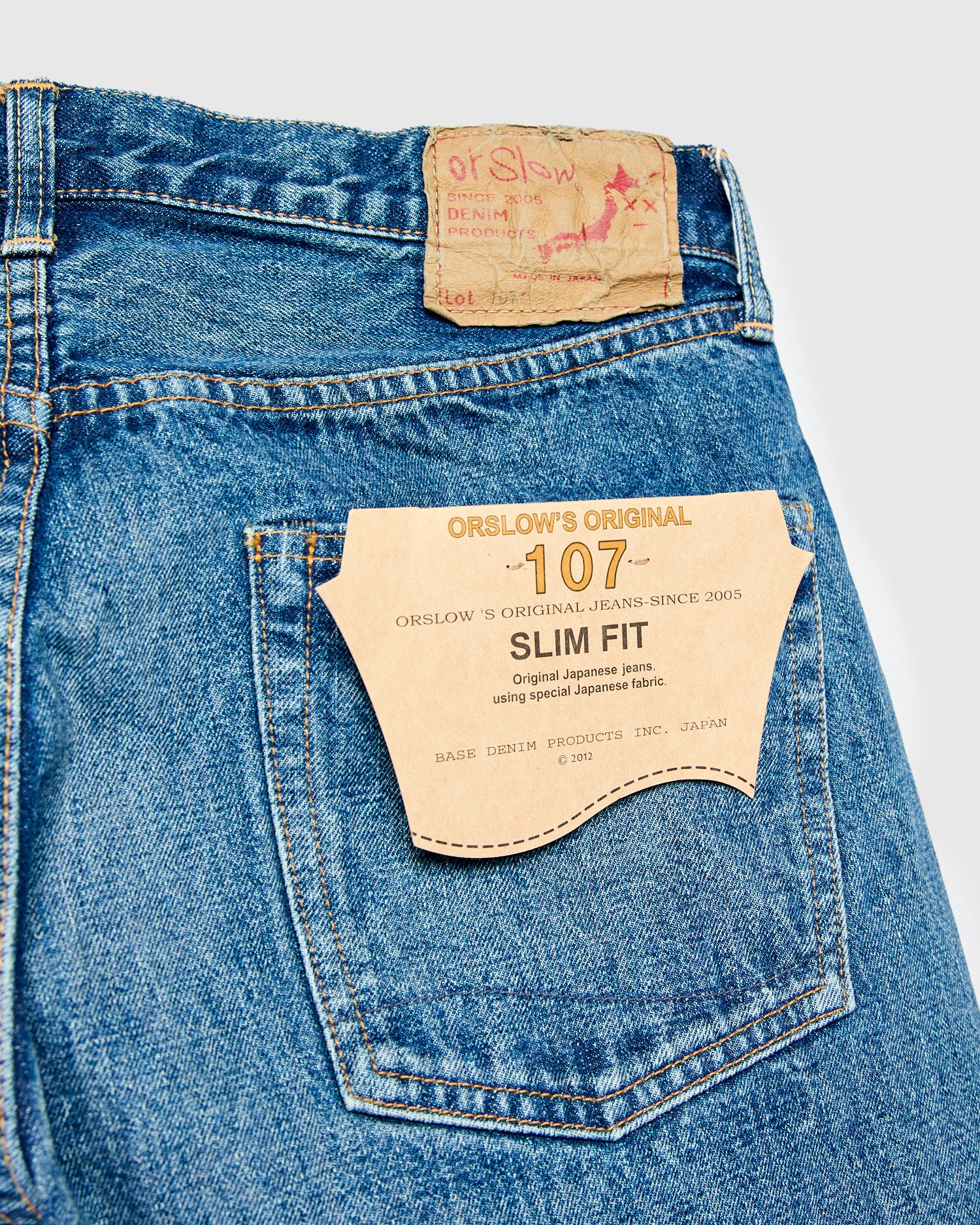 107 "2 Year Wash" 13.5oz Selvedge Denim - Ivy Fit - Image 3