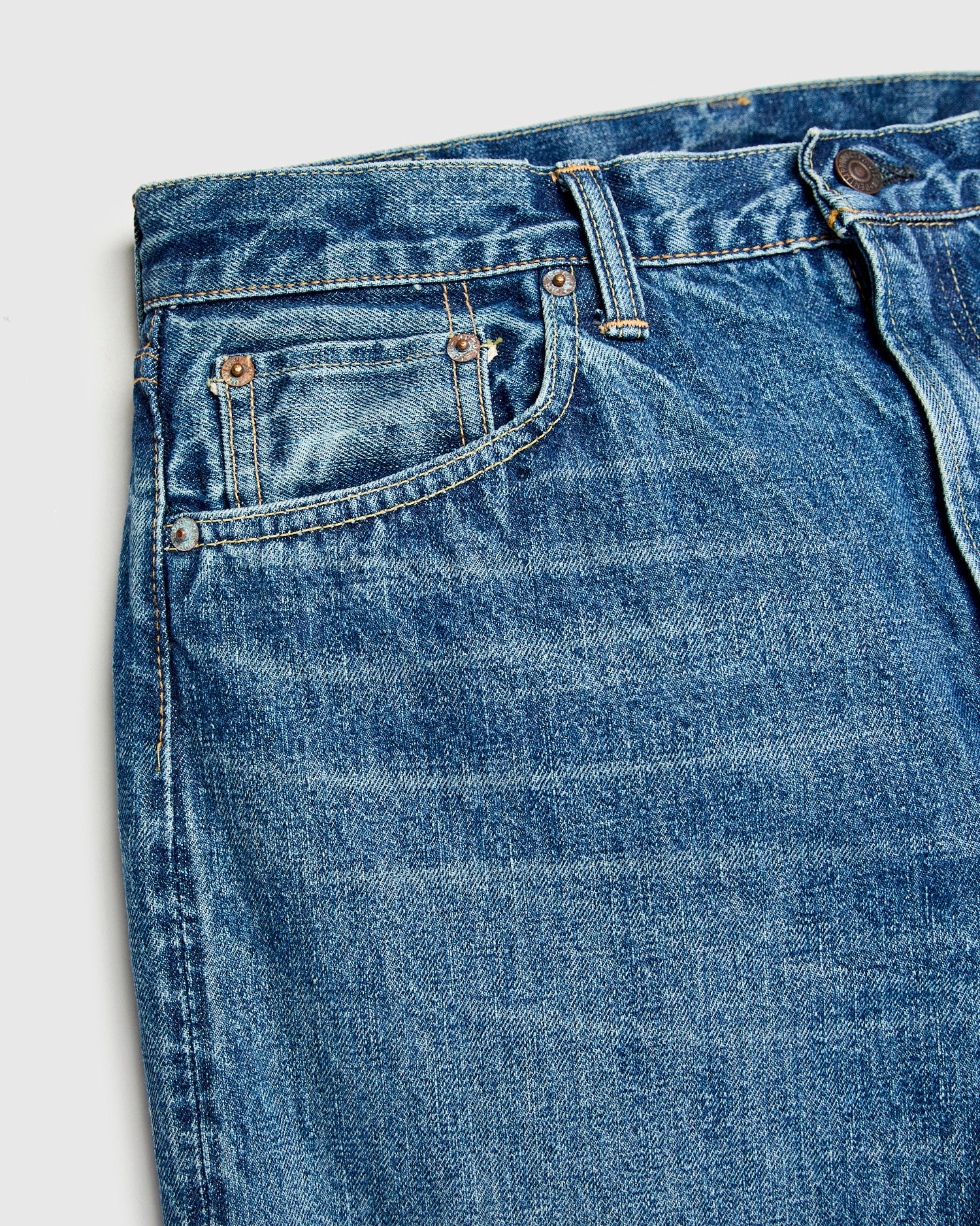 107 "2 Year Wash" 13.5oz Selvedge Denim - Ivy Fit - Image 6