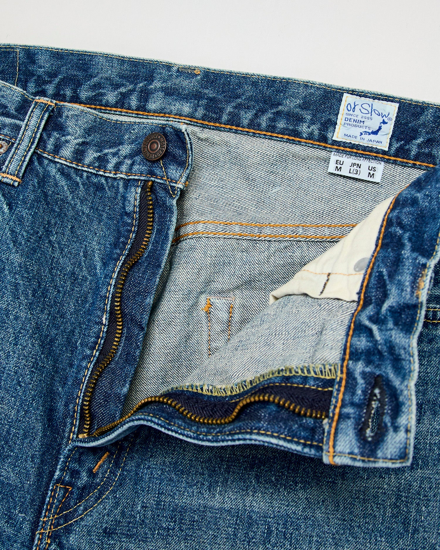 107 "2 Year Wash" 13.5oz Selvedge Denim - Ivy Fit - Image 8