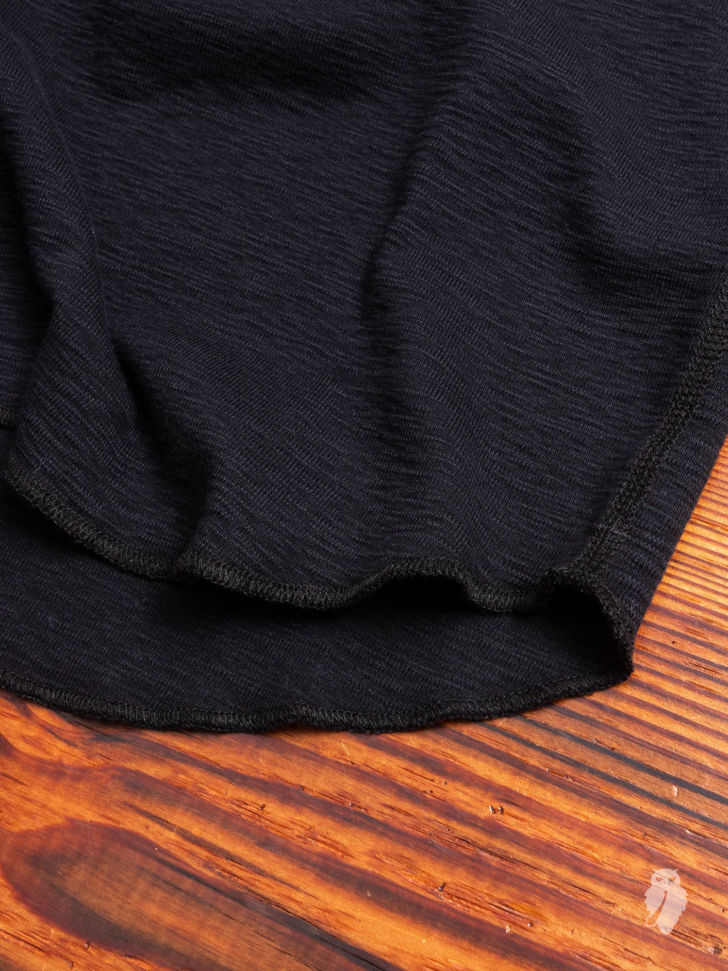 1x1 Long Sleeve T-Shirt in Black - Image 4