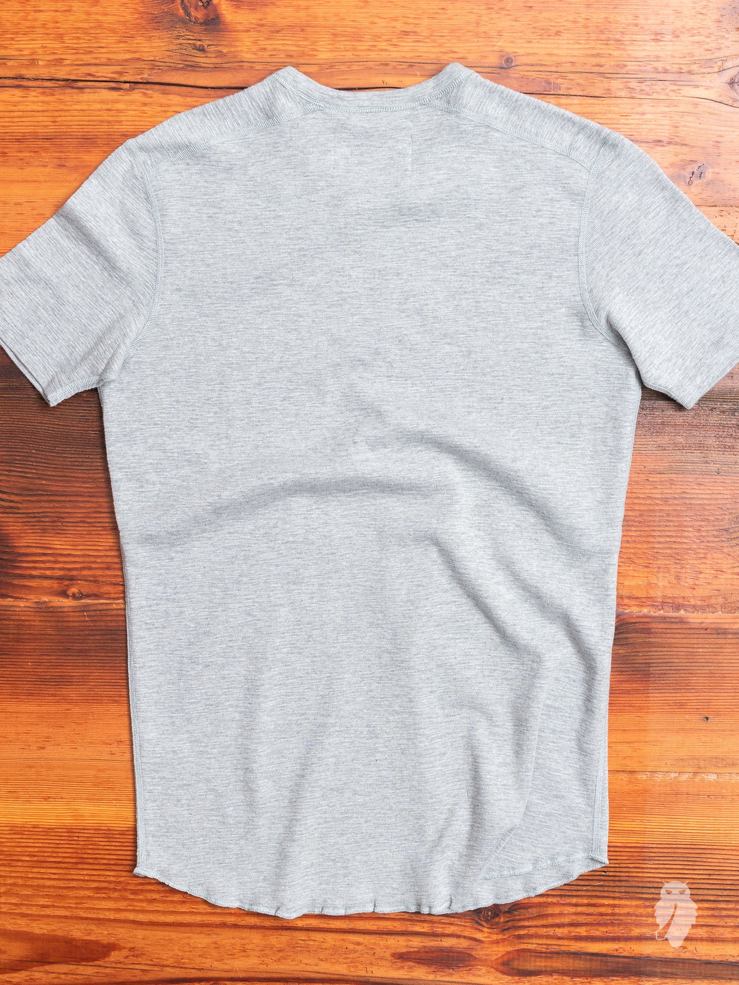 1x1 Slub T-Shirt in Heather Grey - Image 4