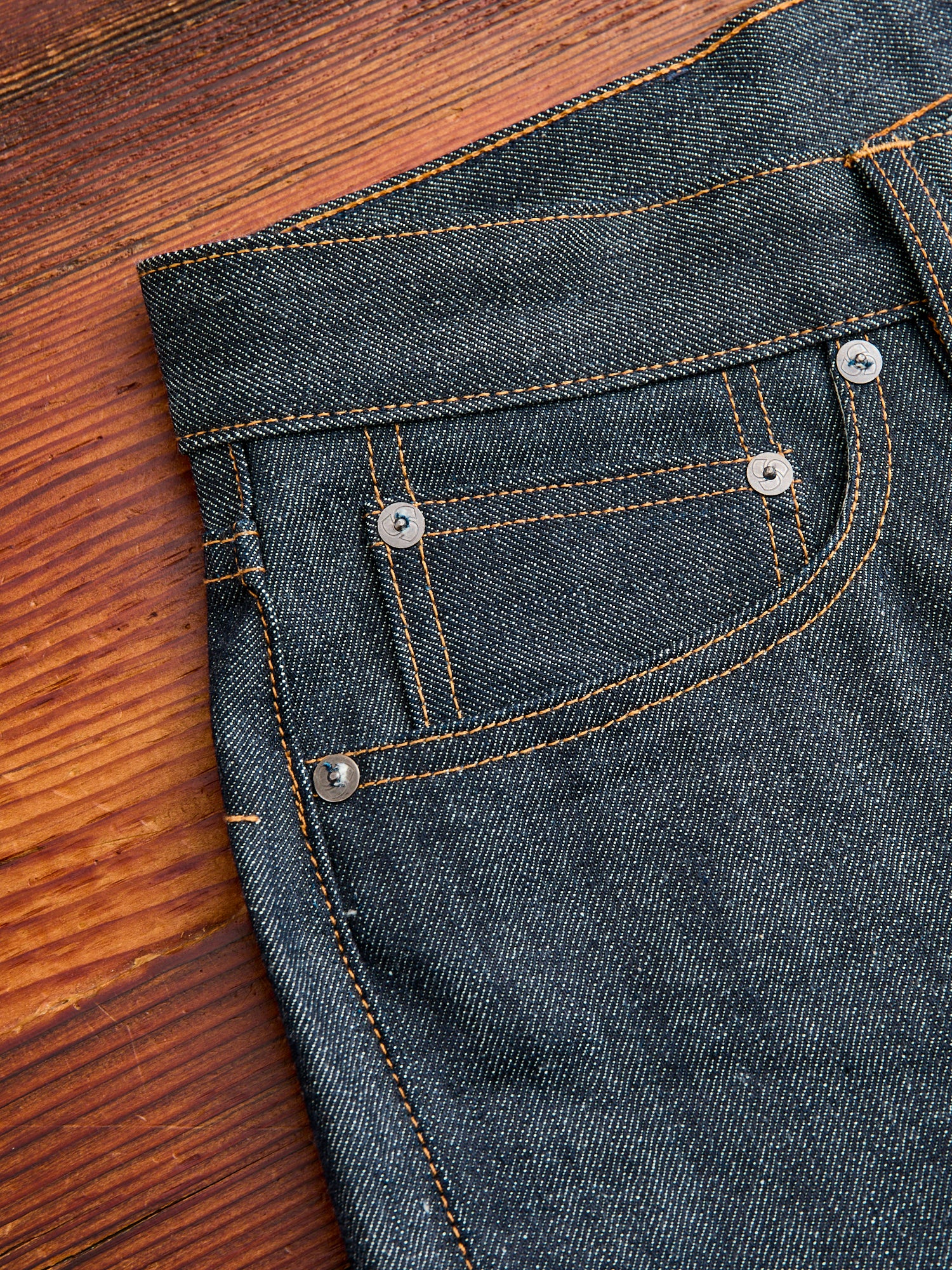 CT-100x 14.5oz Selvedge Denim - Classic Tapered Fit - Image 7