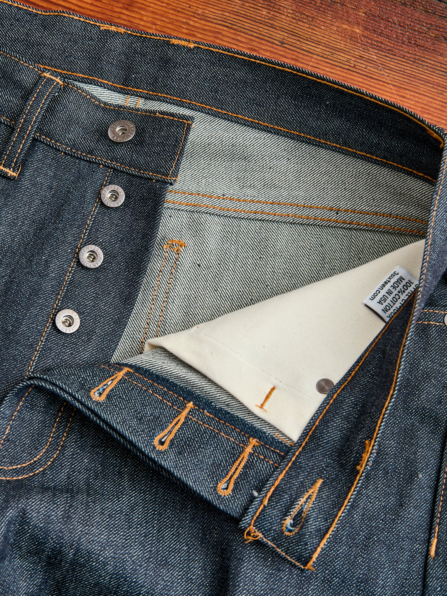 CT-100x 14.5oz Selvedge Denim - Classic Tapered Fit - Image 9