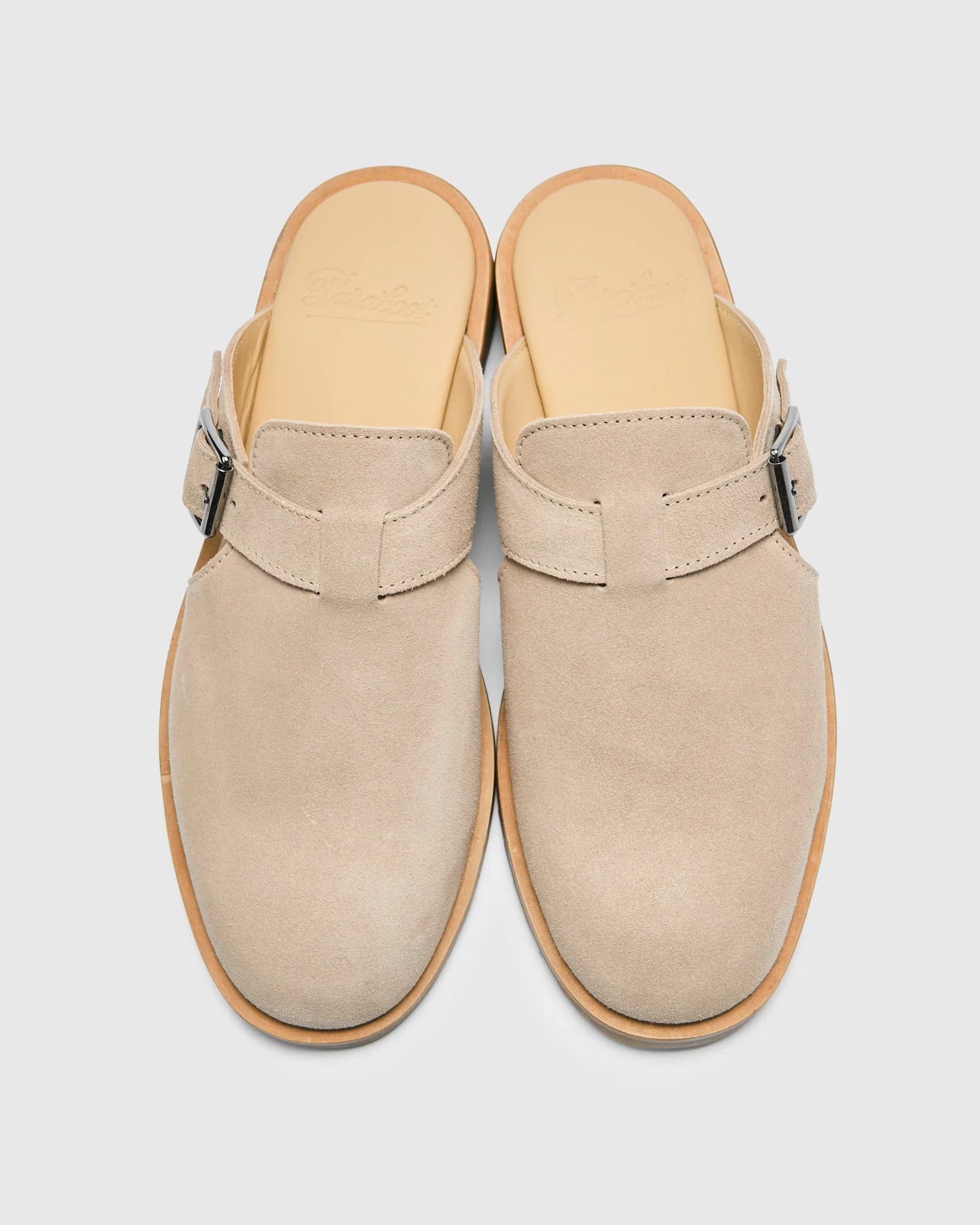 Athenes Mule in Velours Gres - Image 6