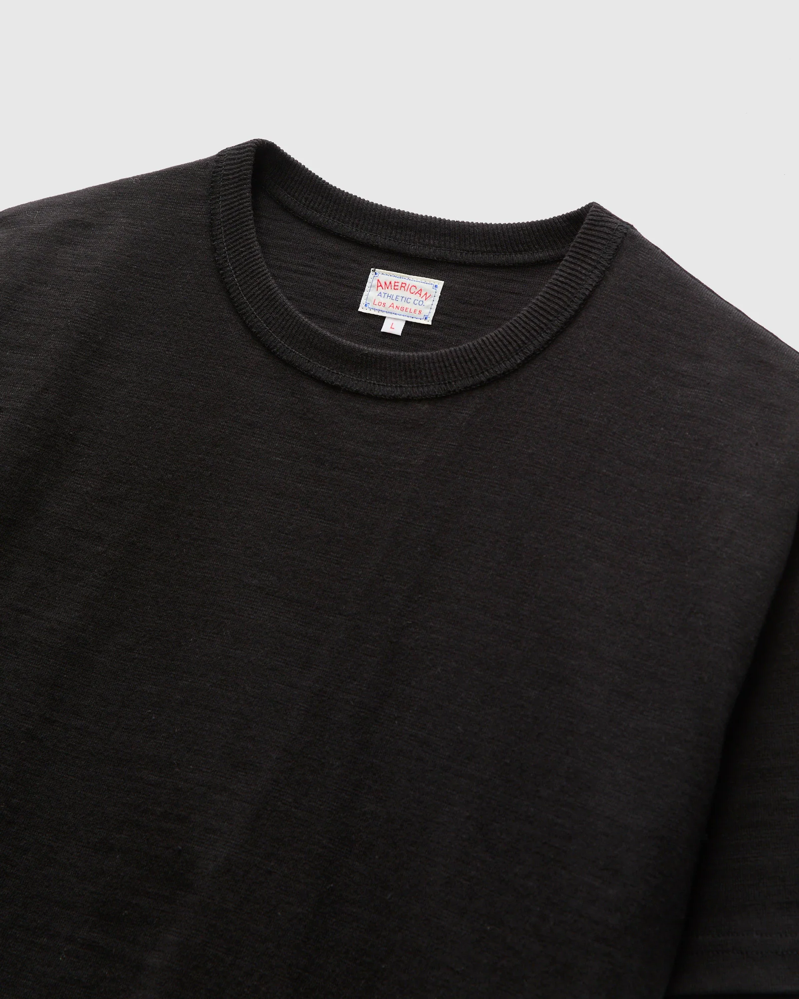 Athletic Loopwheel T-Shirt in Black - Image 4