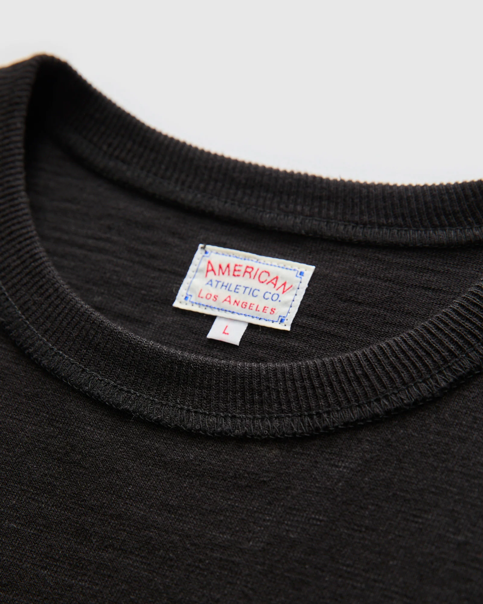 Athletic Loopwheel T-Shirt in Black - Image 5