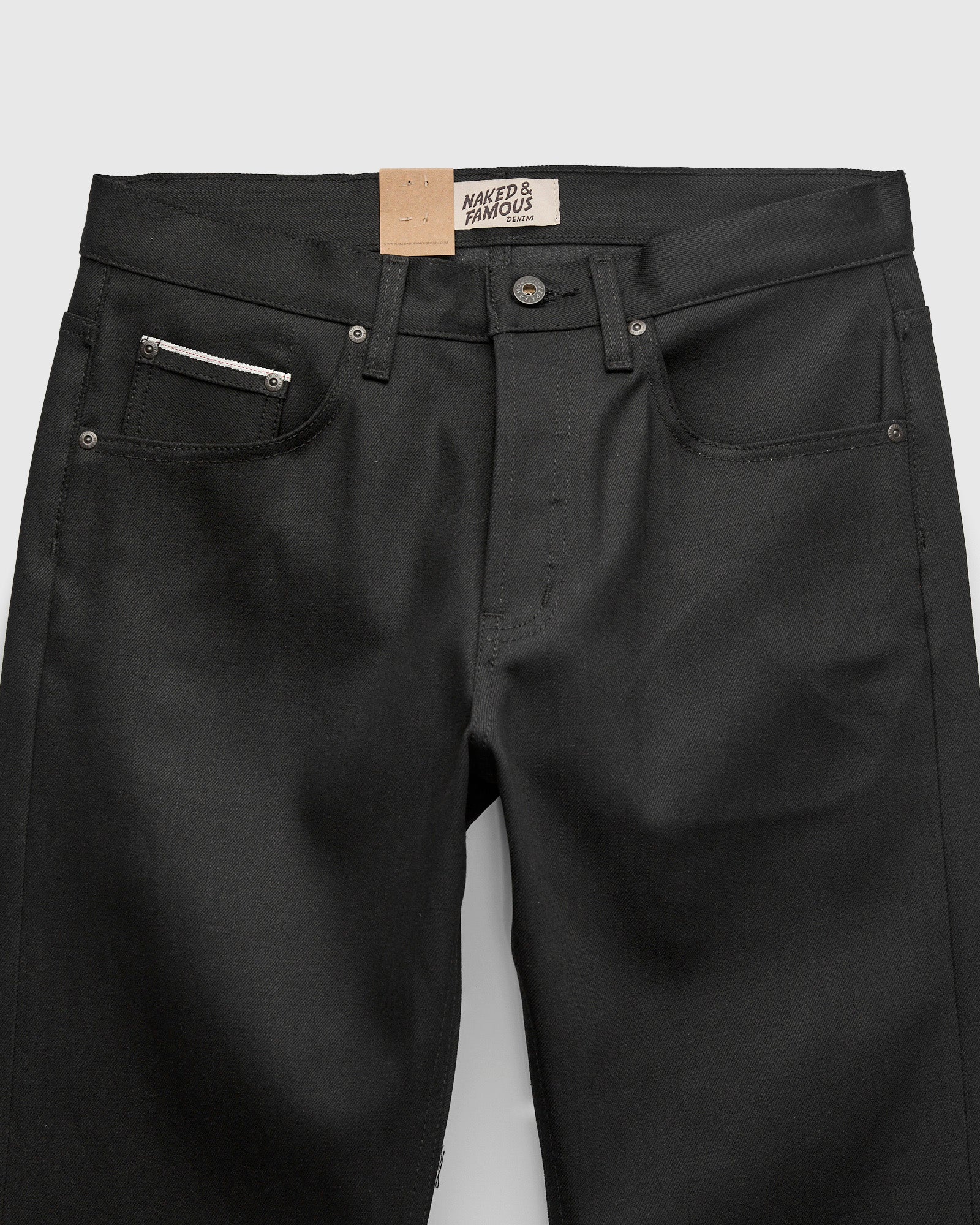 "Black Cobra Stretch" 12oz Selvedge Denim - Easy Guy Fit - Image 5