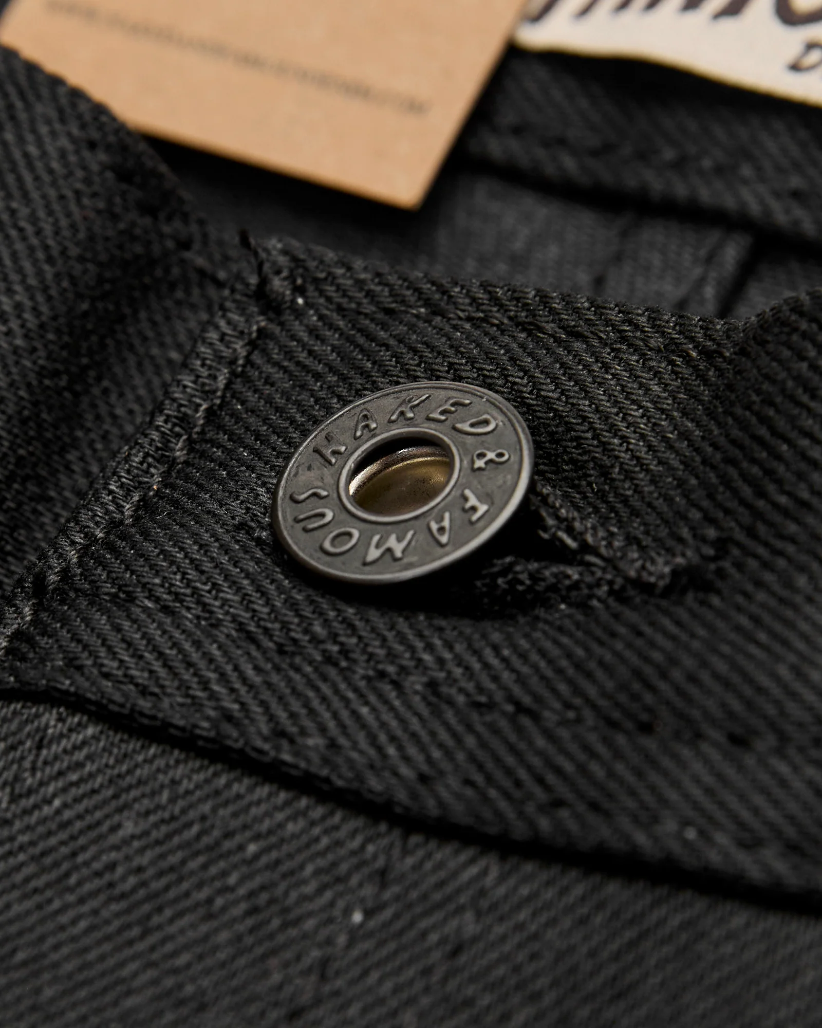 "Black Cobra Stretch" 12oz Selvedge Denim - Easy Guy Fit - Image 6