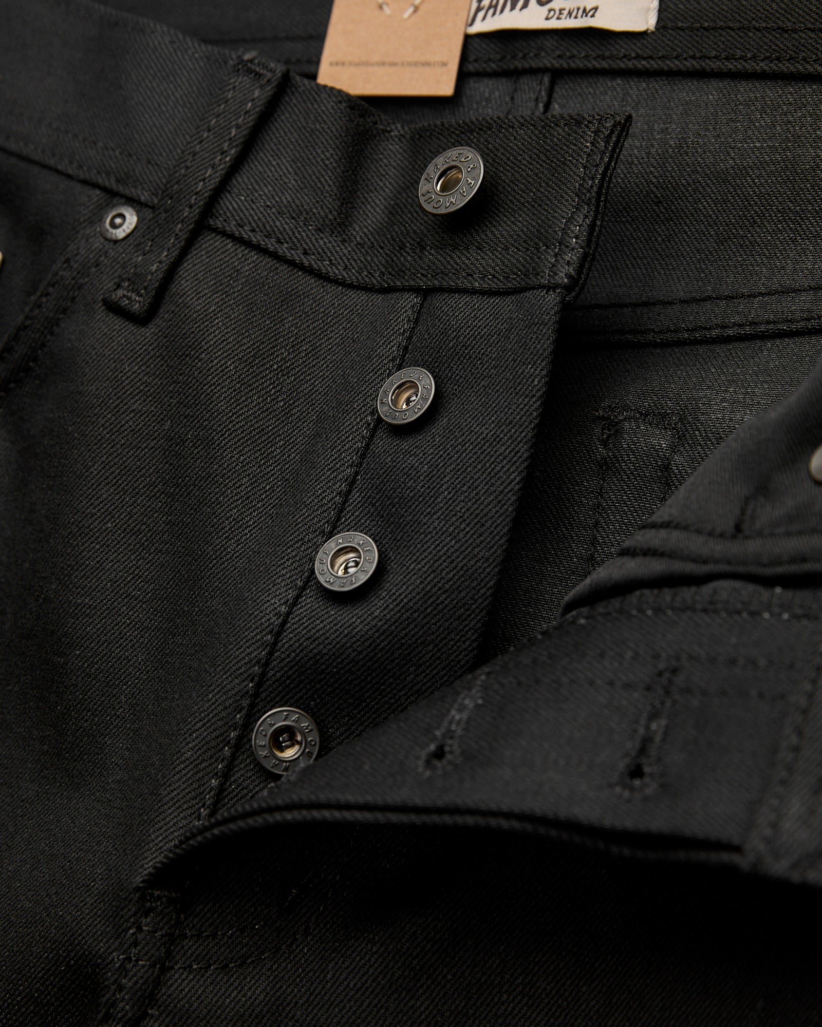 "Black Cobra Stretch" 12oz Selvedge Denim - Easy Guy Fit - Image 7