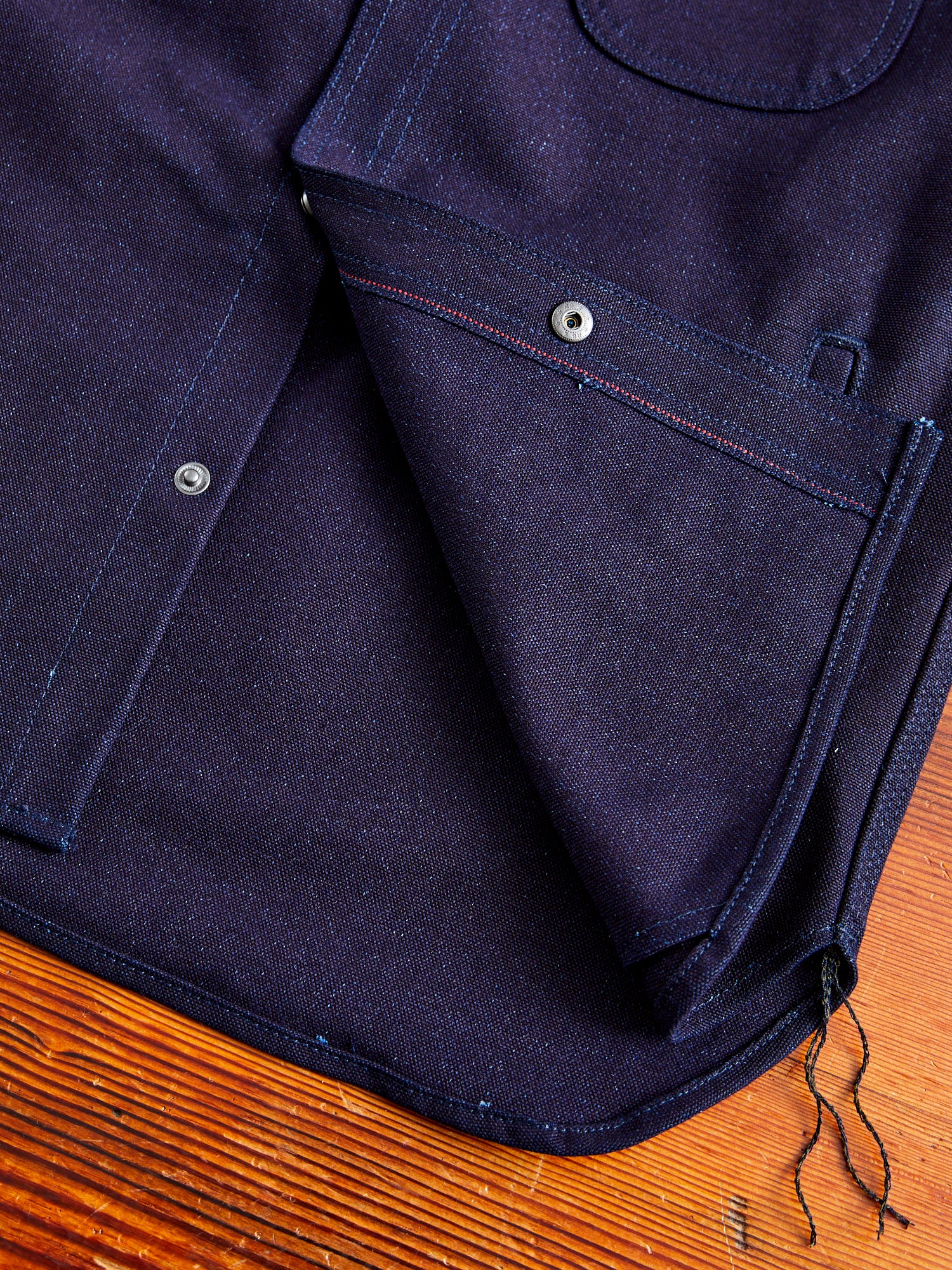 "Heavyweight ISC" Service Shirt in Indigo - Image 10