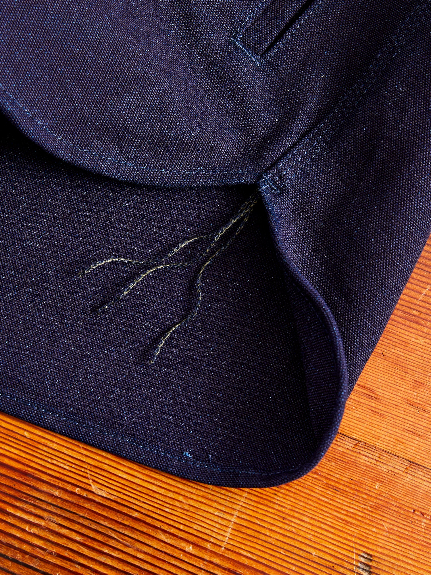"Heavyweight ISC" Service Shirt in Indigo - Image 12
