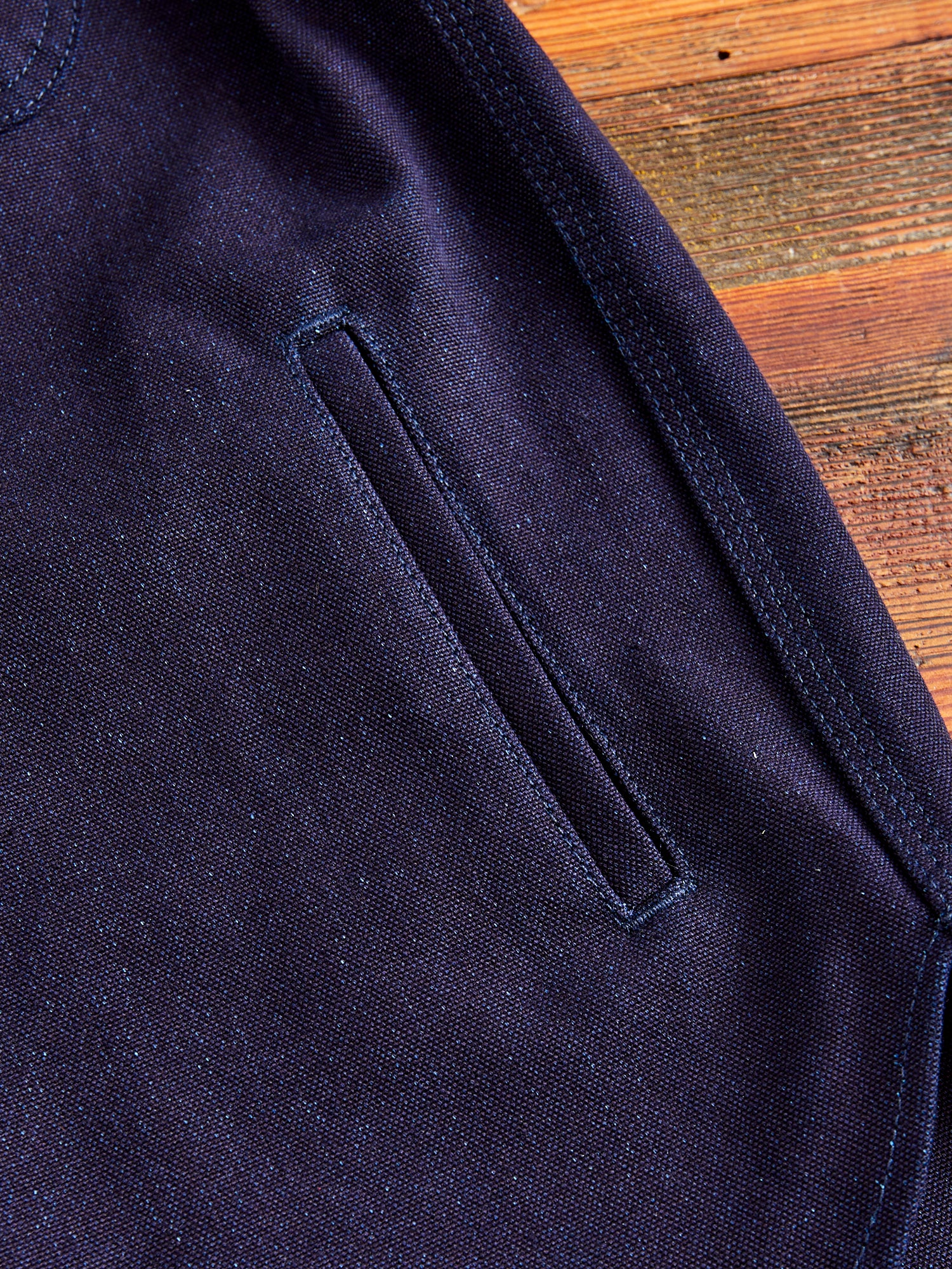 "Heavyweight ISC" Service Shirt in Indigo - Image 5