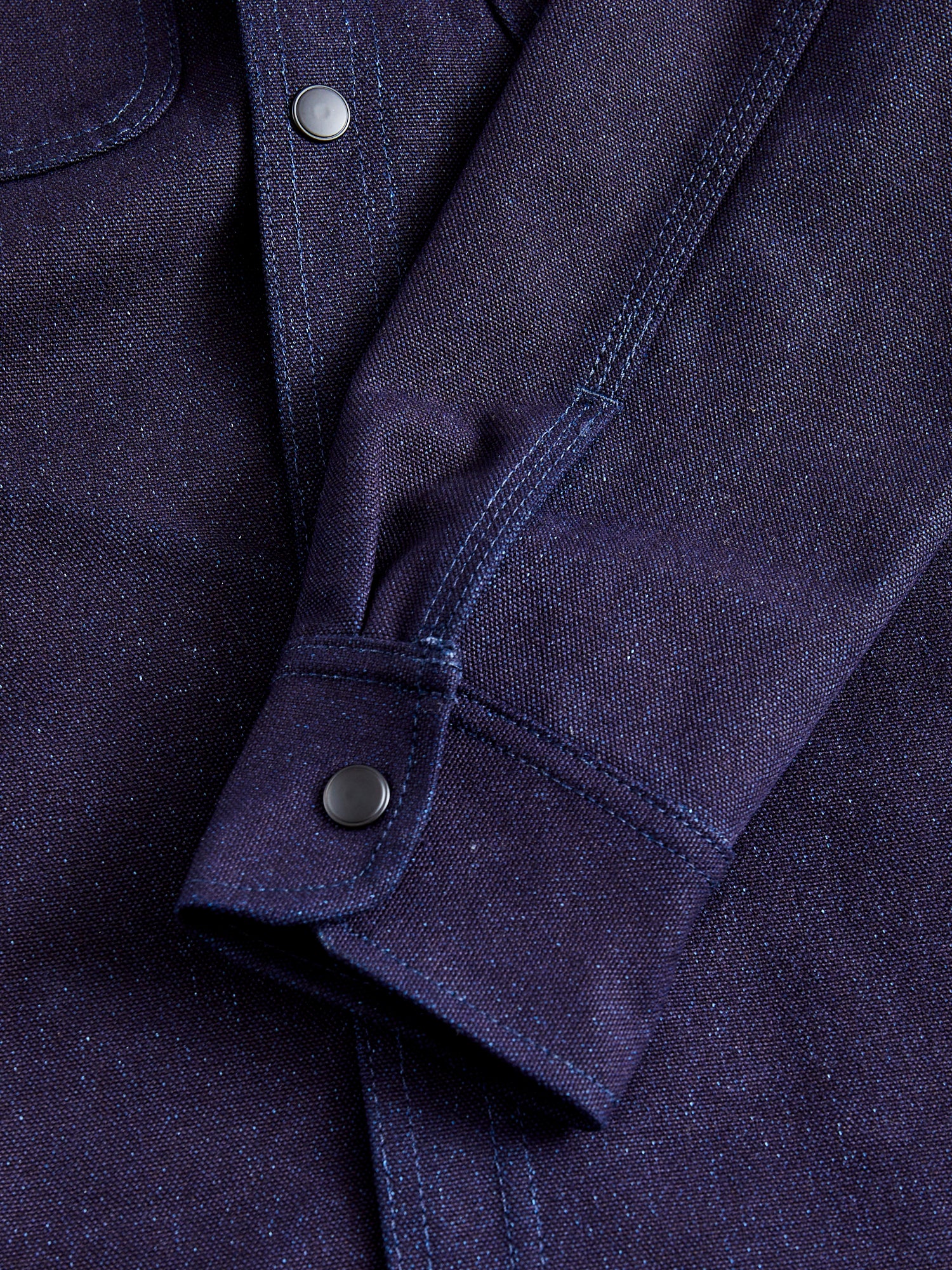 "Heavyweight ISC" Service Shirt in Indigo - Image 7
