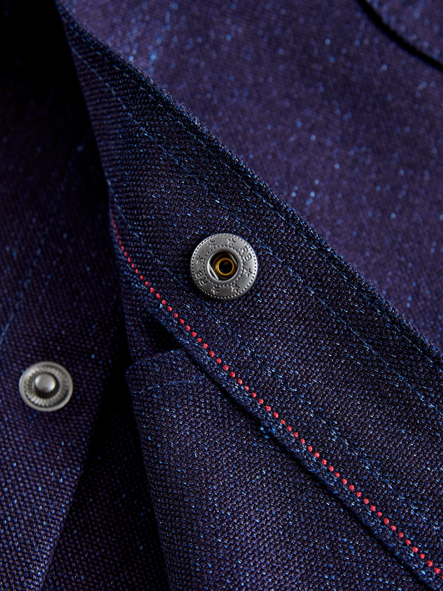 "Heavyweight ISC" Service Shirt in Indigo - Image 8