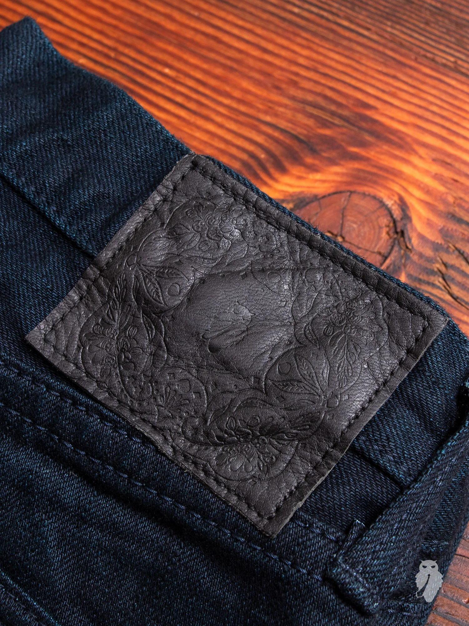 BOM012-B "Momotaro x Blue Owl" 15.7oz Selvedge Denim - Tight Tapered Fit - Image 3
