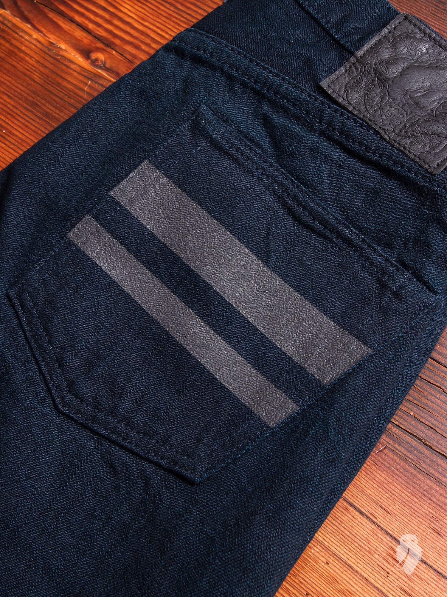 BOM012-B "Momotaro x Blue Owl" 15.7oz Selvedge Denim - Tight Tapered Fit - Image 4