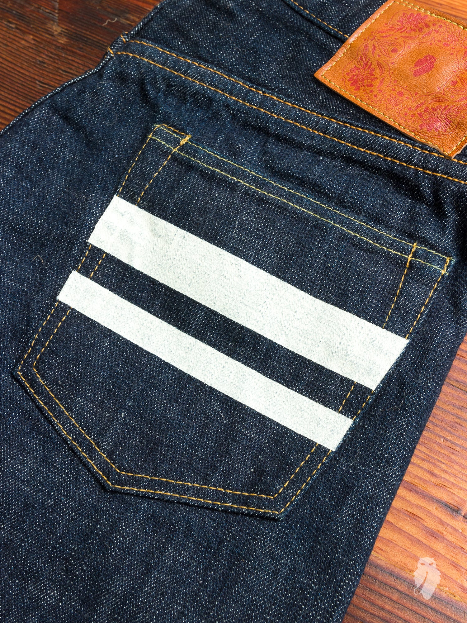 BOM012 "Momotaro x Blue Owl" 15.7oz Selvedge Denim - Tight Tapered Fit - Image 4