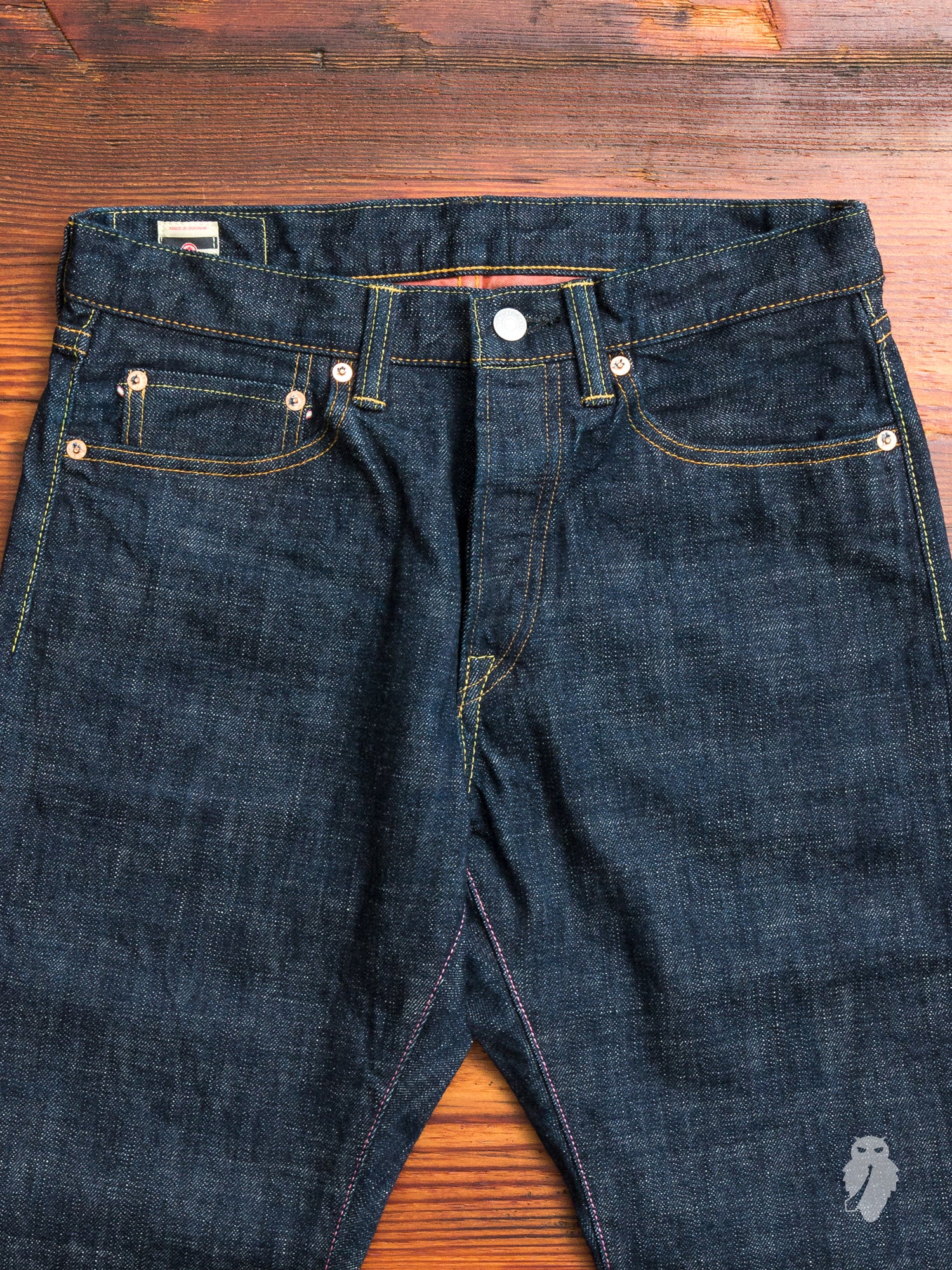 BOM012 "Momotaro x Blue Owl" 15.7oz Selvedge Denim - Tight Tapered Fit - Image 5