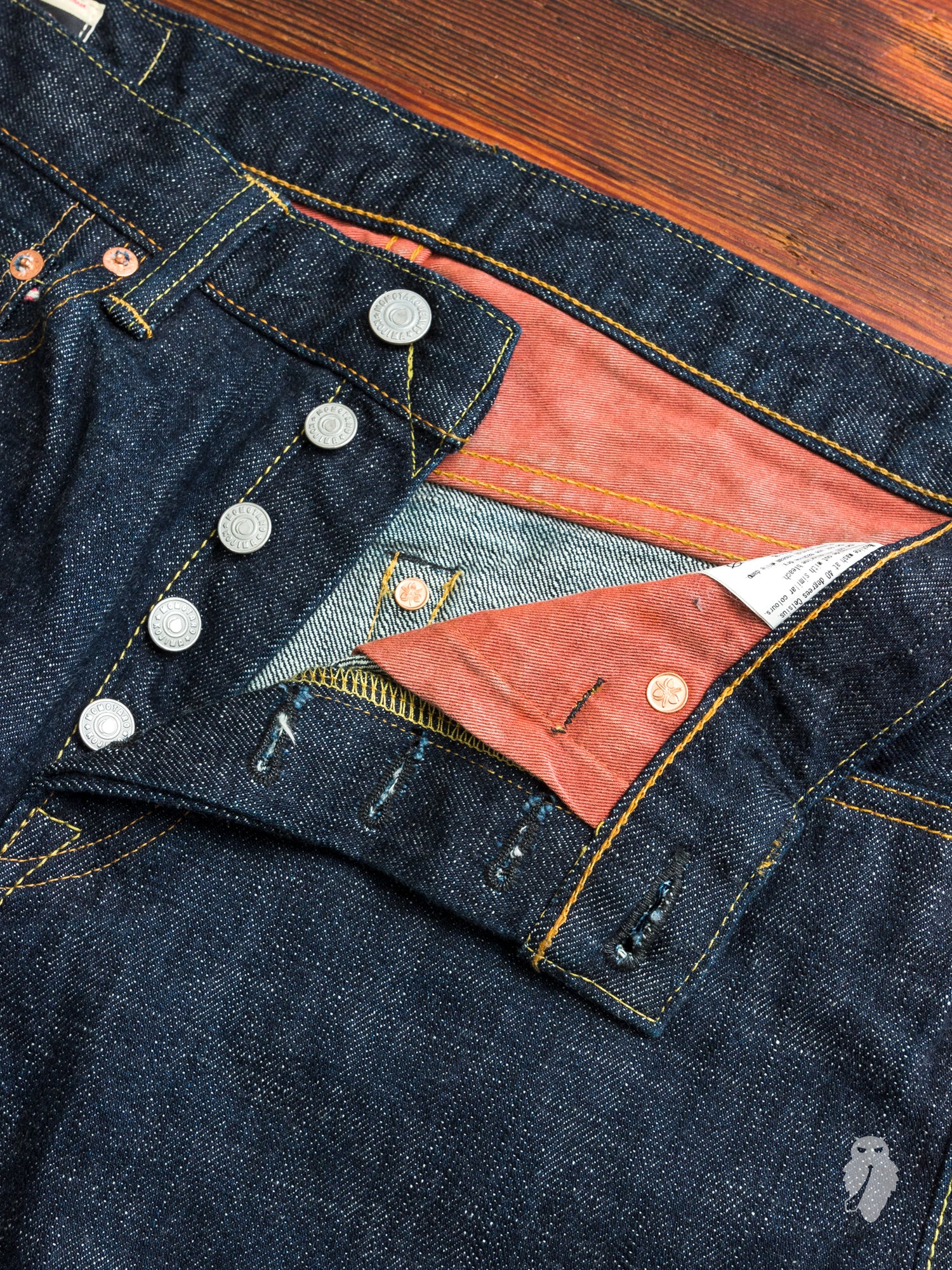 BOM012 "Momotaro x Blue Owl" 15.7oz Selvedge Denim - Tight Tapered Fit - Image 7