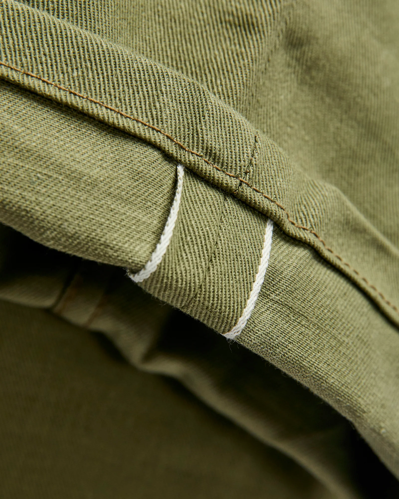 CH-55x 12oz Selvedge Chino in Olive - Image 7