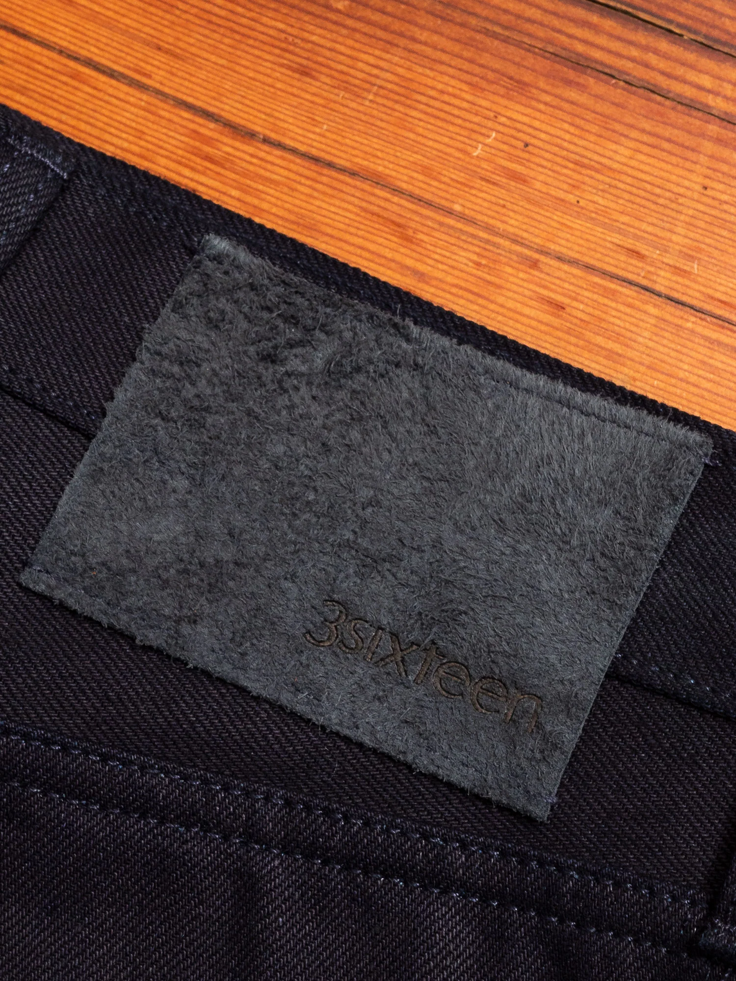 CT-120x "Shadow Selvedge" 14.5oz Selvedge Denim - Classic Tapered Fit - Image 3