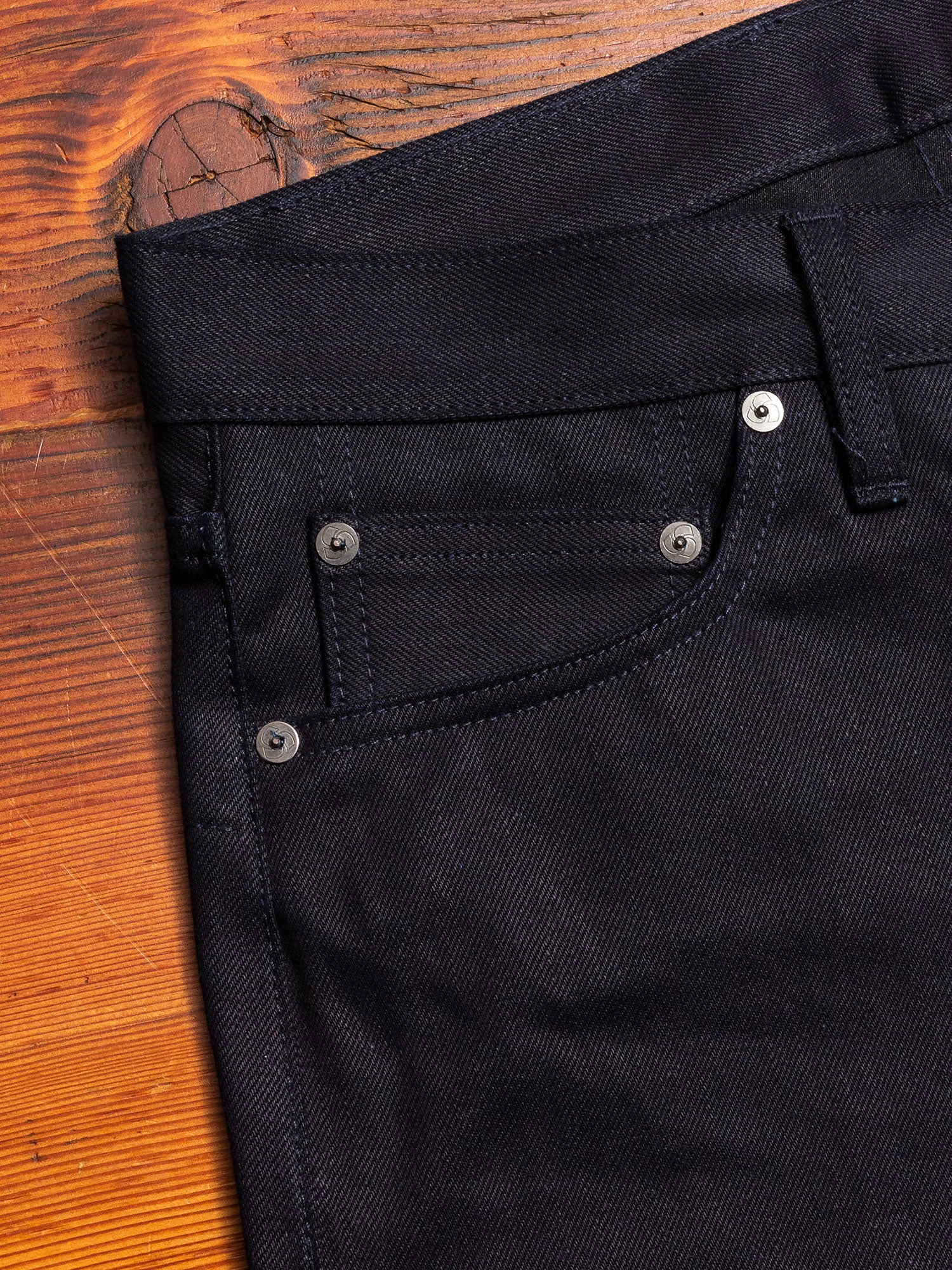 CT-120x "Shadow Selvedge" 14.5oz Selvedge Denim - Classic Tapered Fit - Image 4