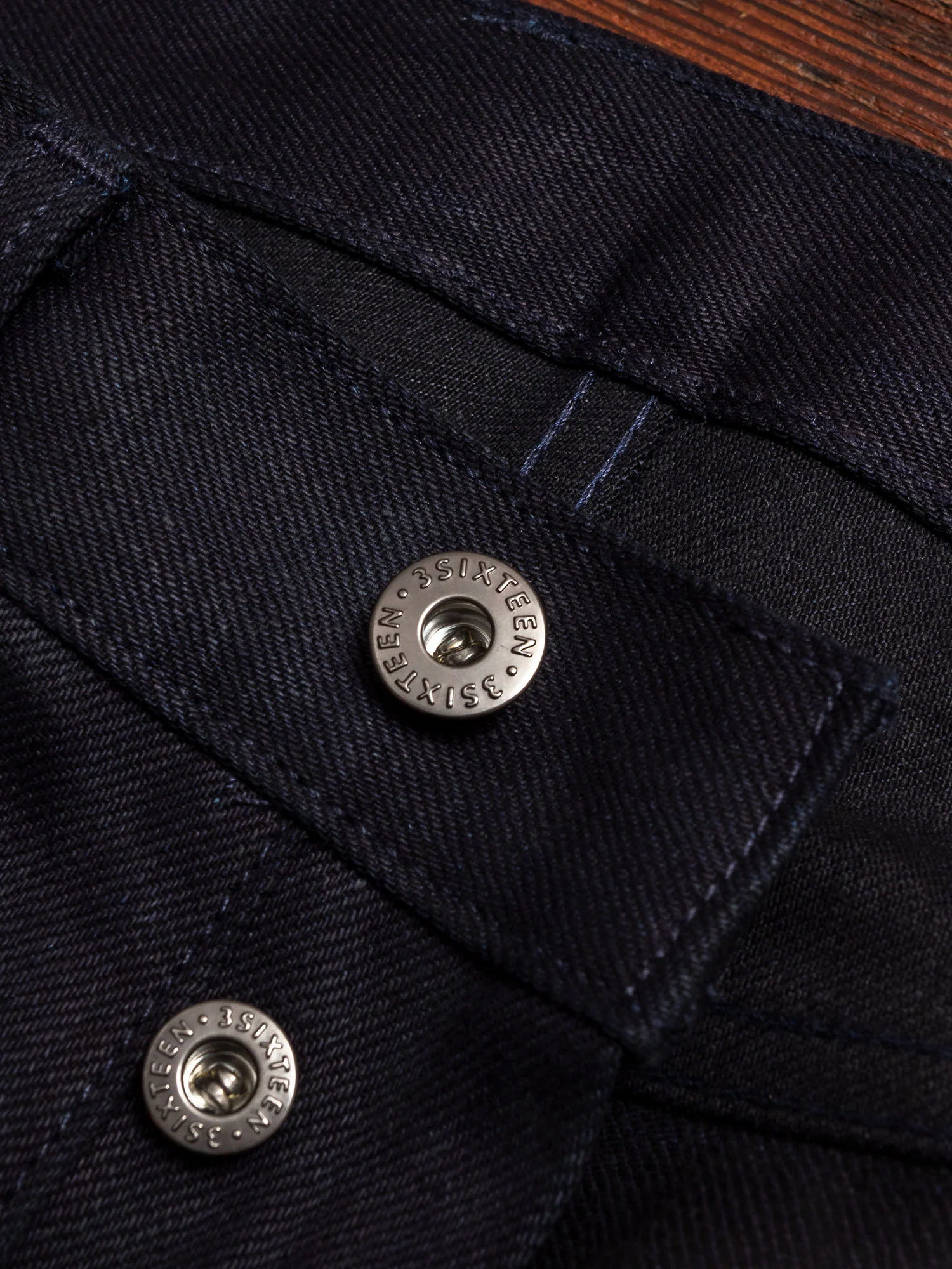 CT-120x "Shadow Selvedge" 14.5oz Selvedge Denim - Classic Tapered Fit - Image 6