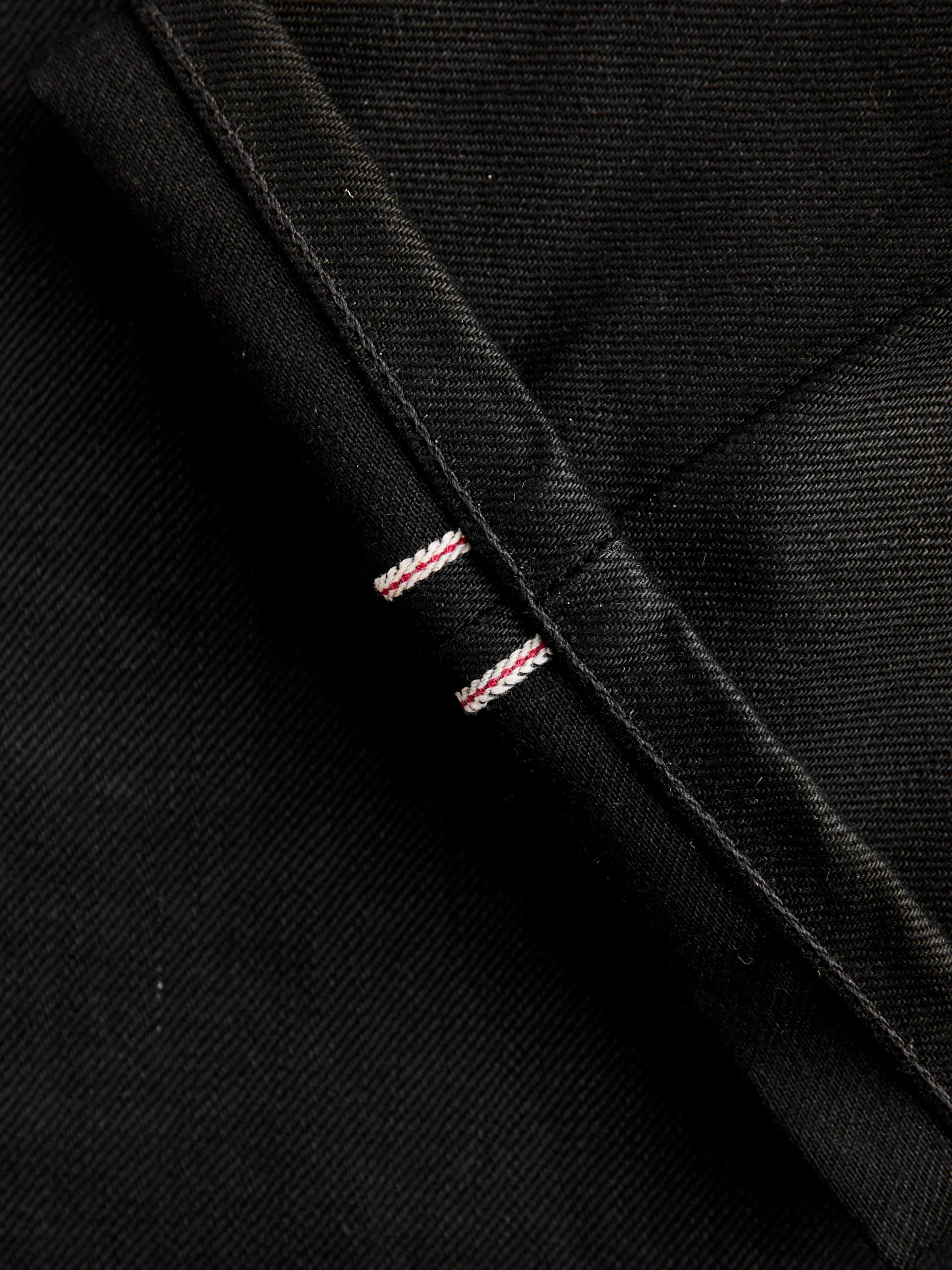 CT-220x Solid Black 14.5oz Selvedge Denim - Classic Tapered Fit - Image 11