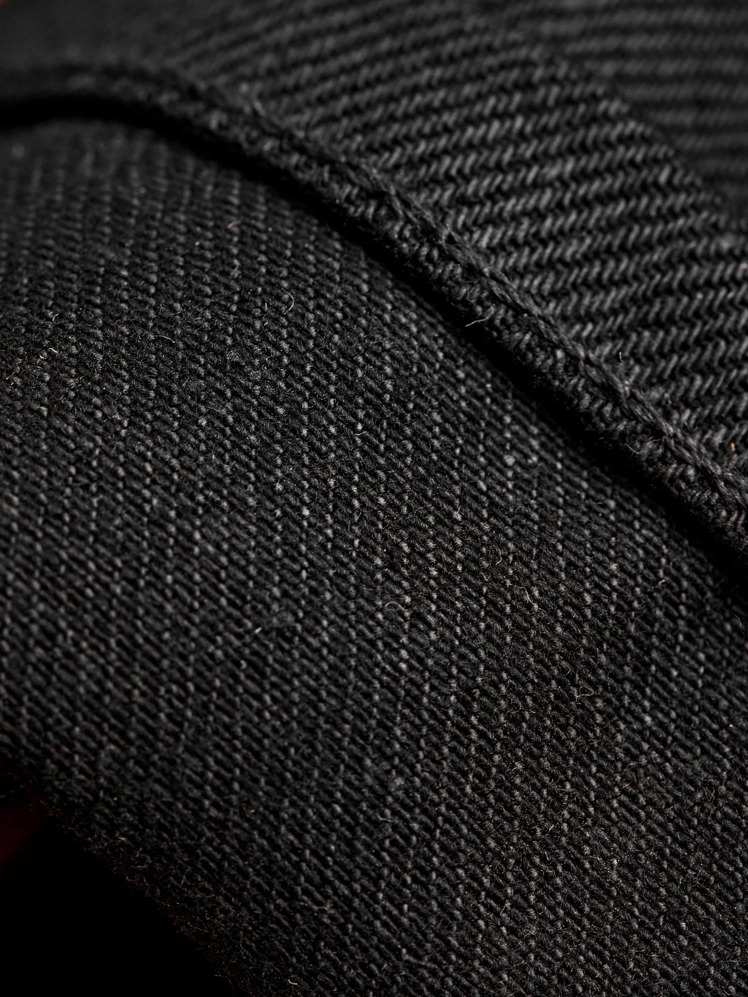 CT-220x Solid Black 14.5oz Selvedge Denim - Classic Tapered Fit - Image 12