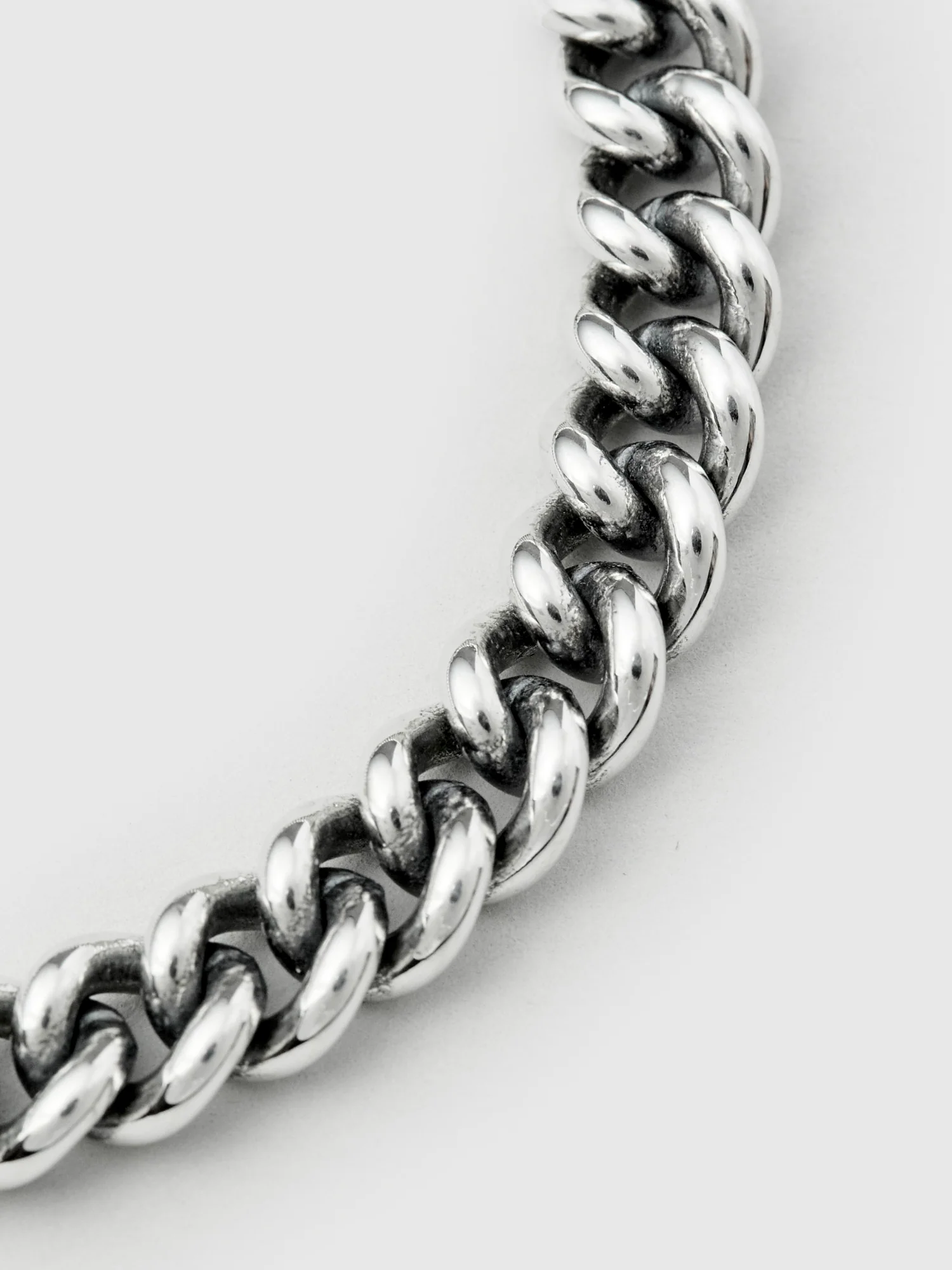 Curb Chain Bracelet Size A in Sterling Silver - Image 4