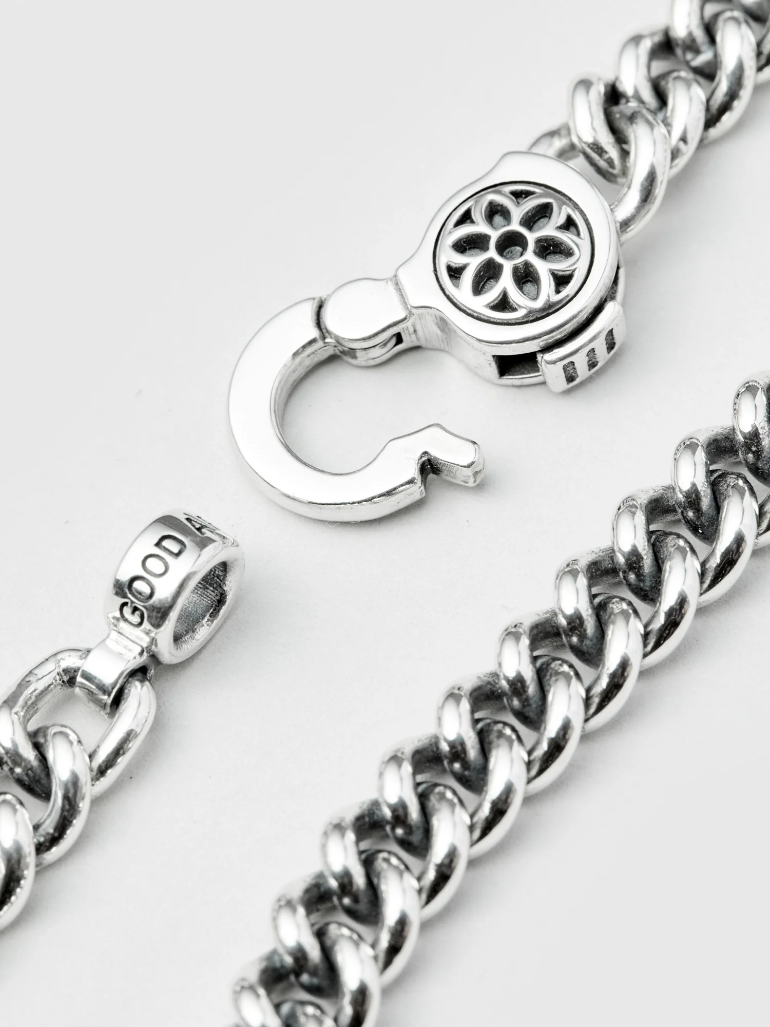 Curb Chain Bracelet Size A in Sterling Silver - Image 5