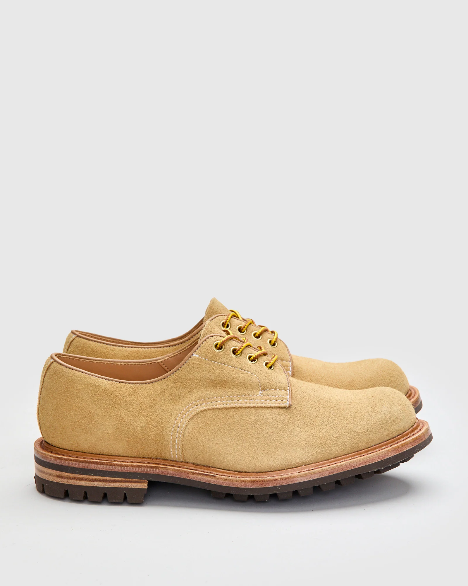 Daniel Work Shoe in Tan Hairy Suede - Image 3