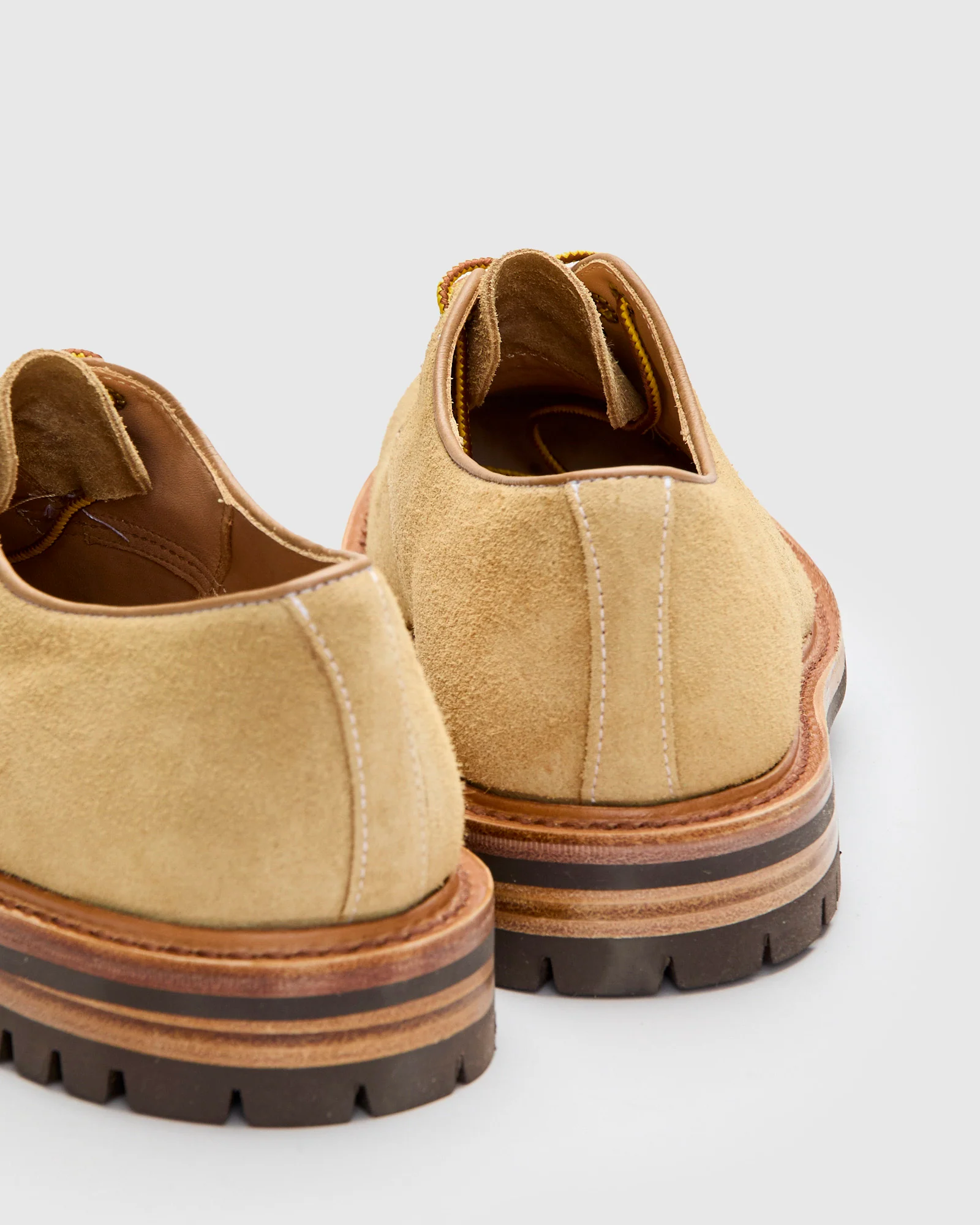 Daniel Work Shoe in Tan Hairy Suede - Image 5