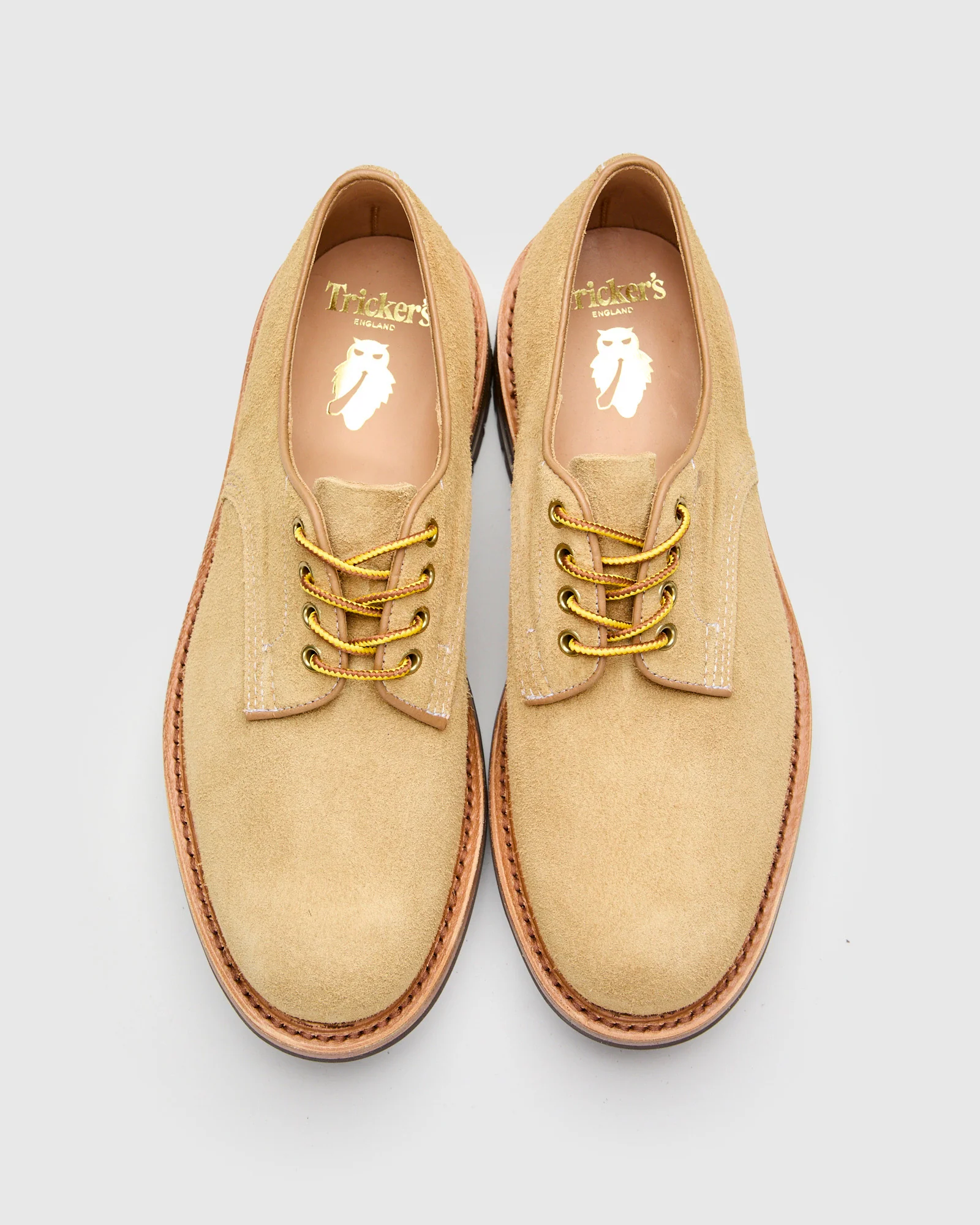 Daniel Work Shoe in Tan Hairy Suede - Image 6