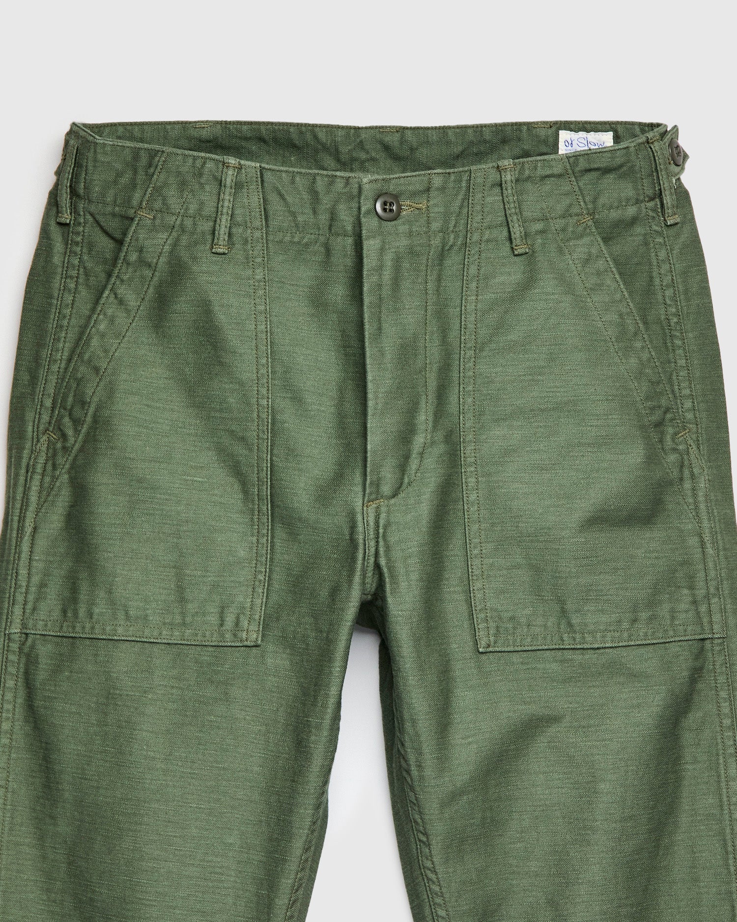 Slim Fatigue Pants in Army - Image 4