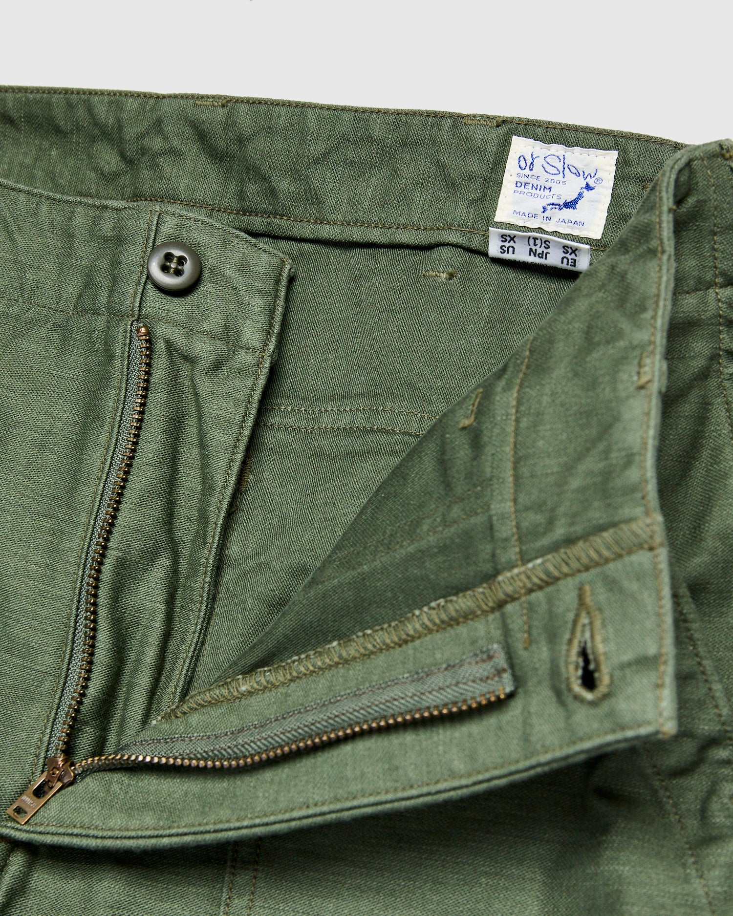 Slim Fatigue Pants in Army - Image 7