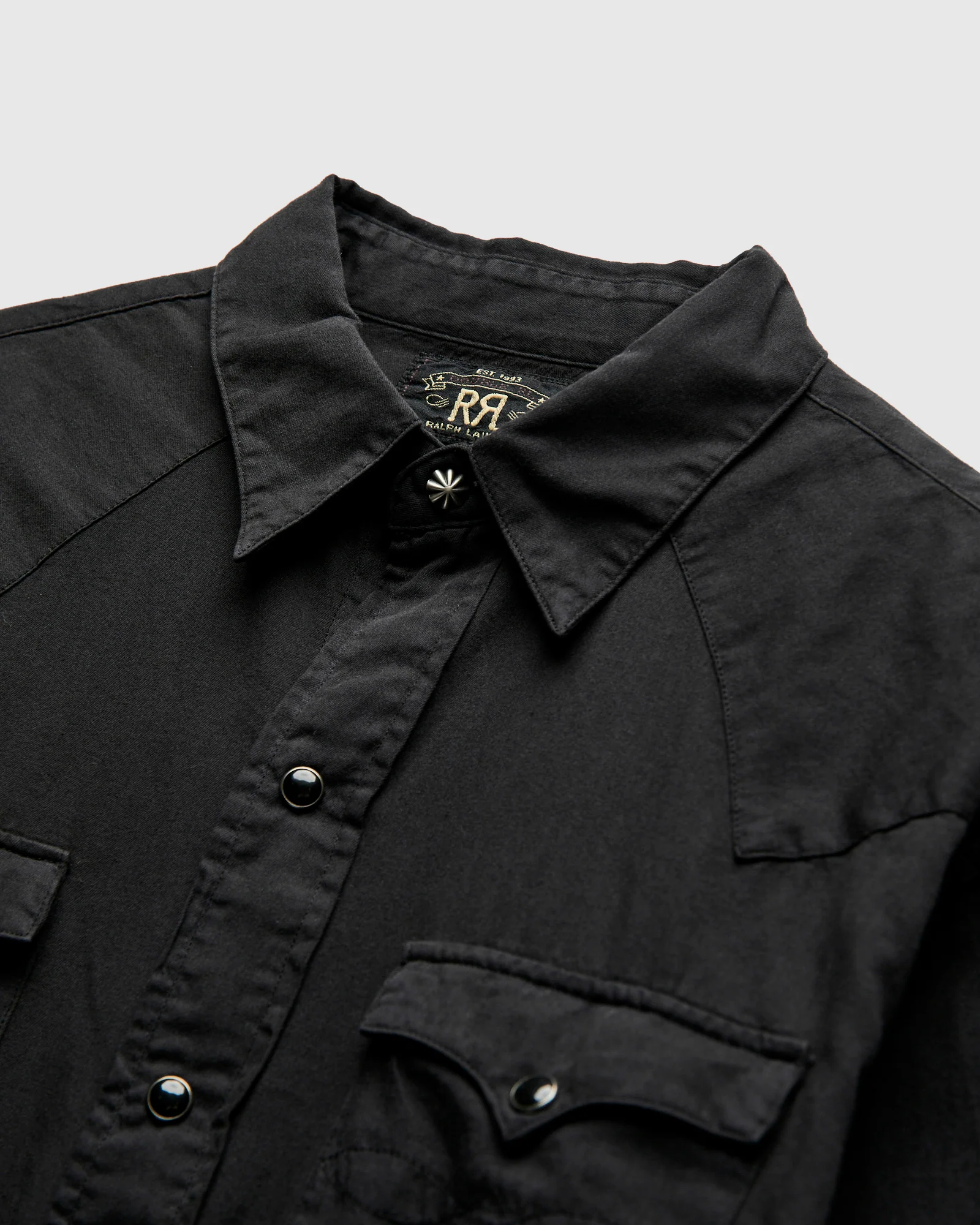 Heritage Western Workshirt in Polo Black - Image 4