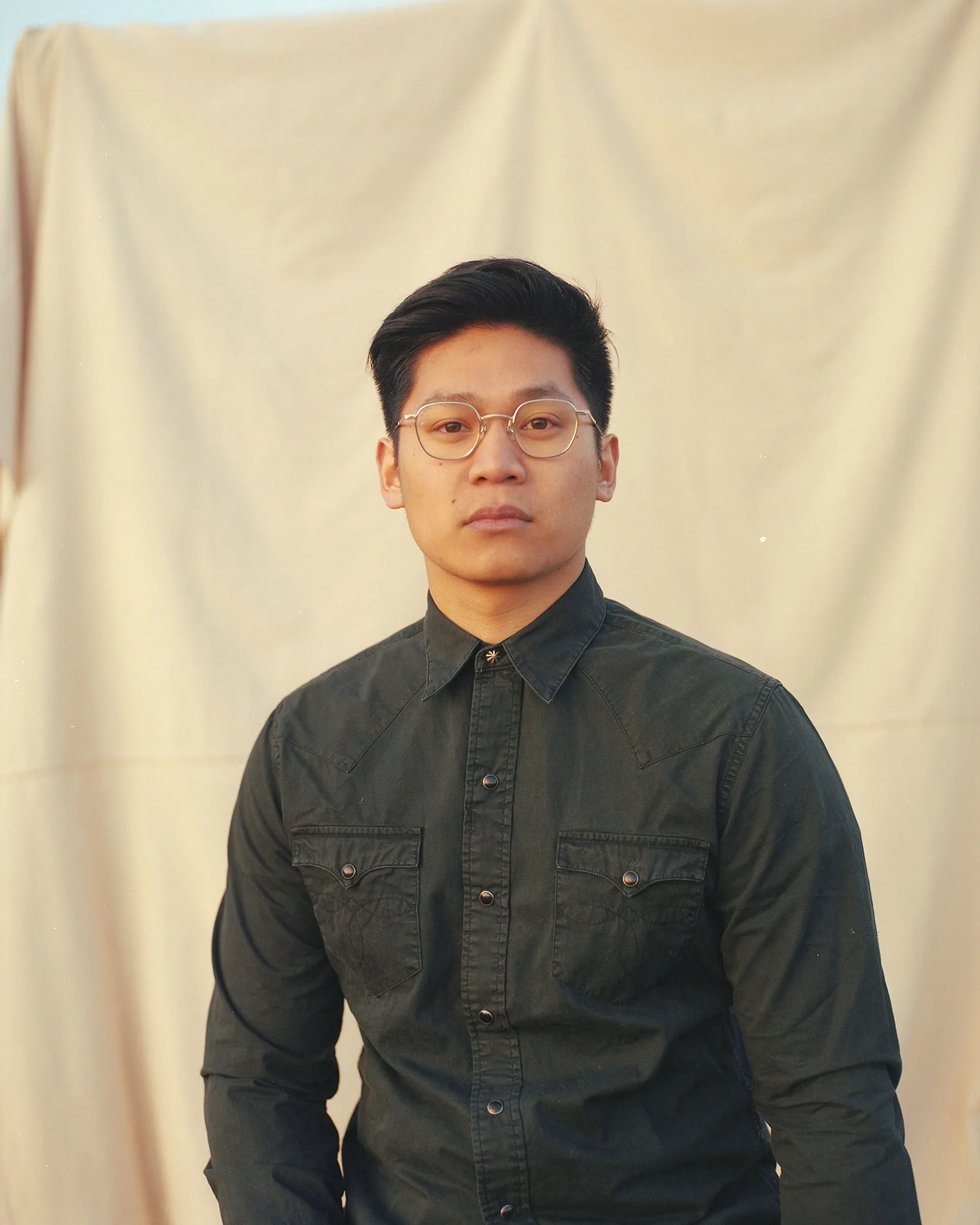 Heritage Western Workshirt in Polo Black - Image 9