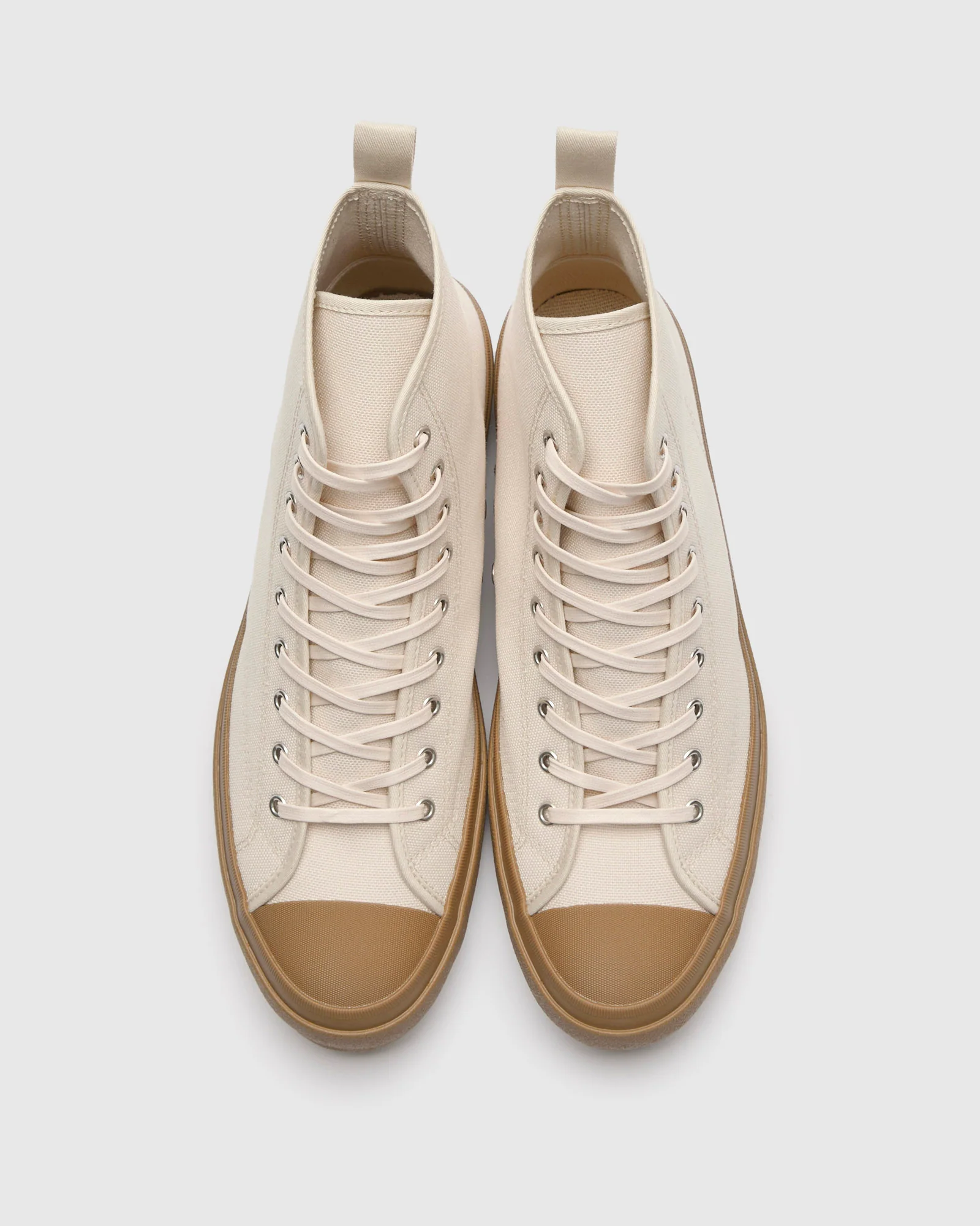 Hi Basket Sneaker in Natural - Image 6