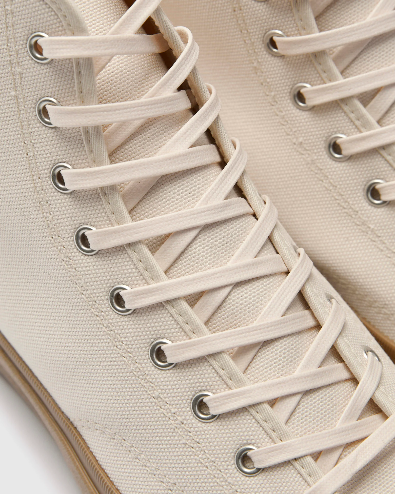 Hi Basket Sneaker in Natural - Image 7