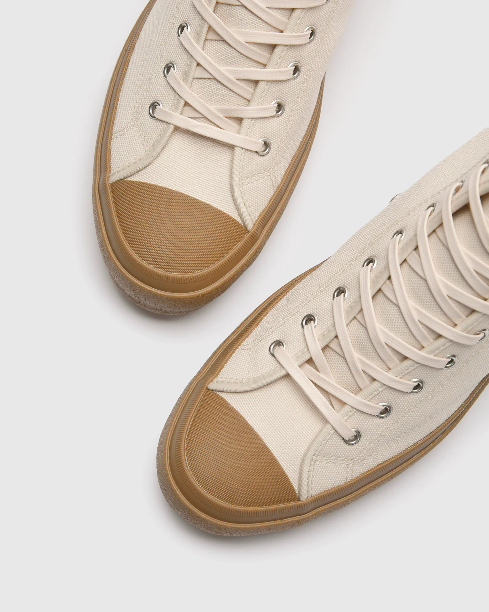 Hi Basket Sneaker in Natural - Image 8
